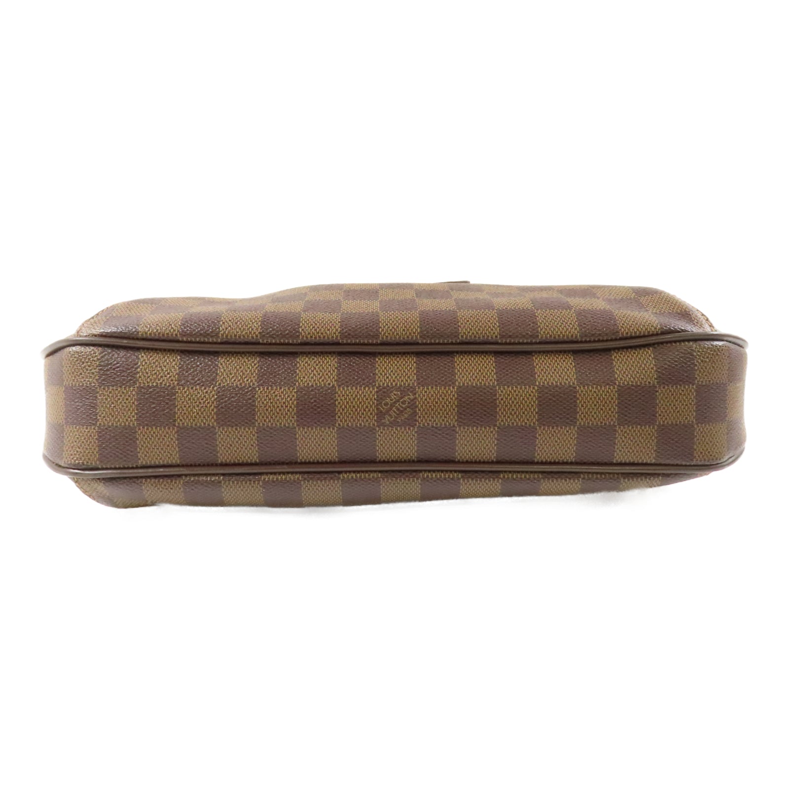 LOUIS VUITTON Damier Thames PM金扣肩背袋啡色