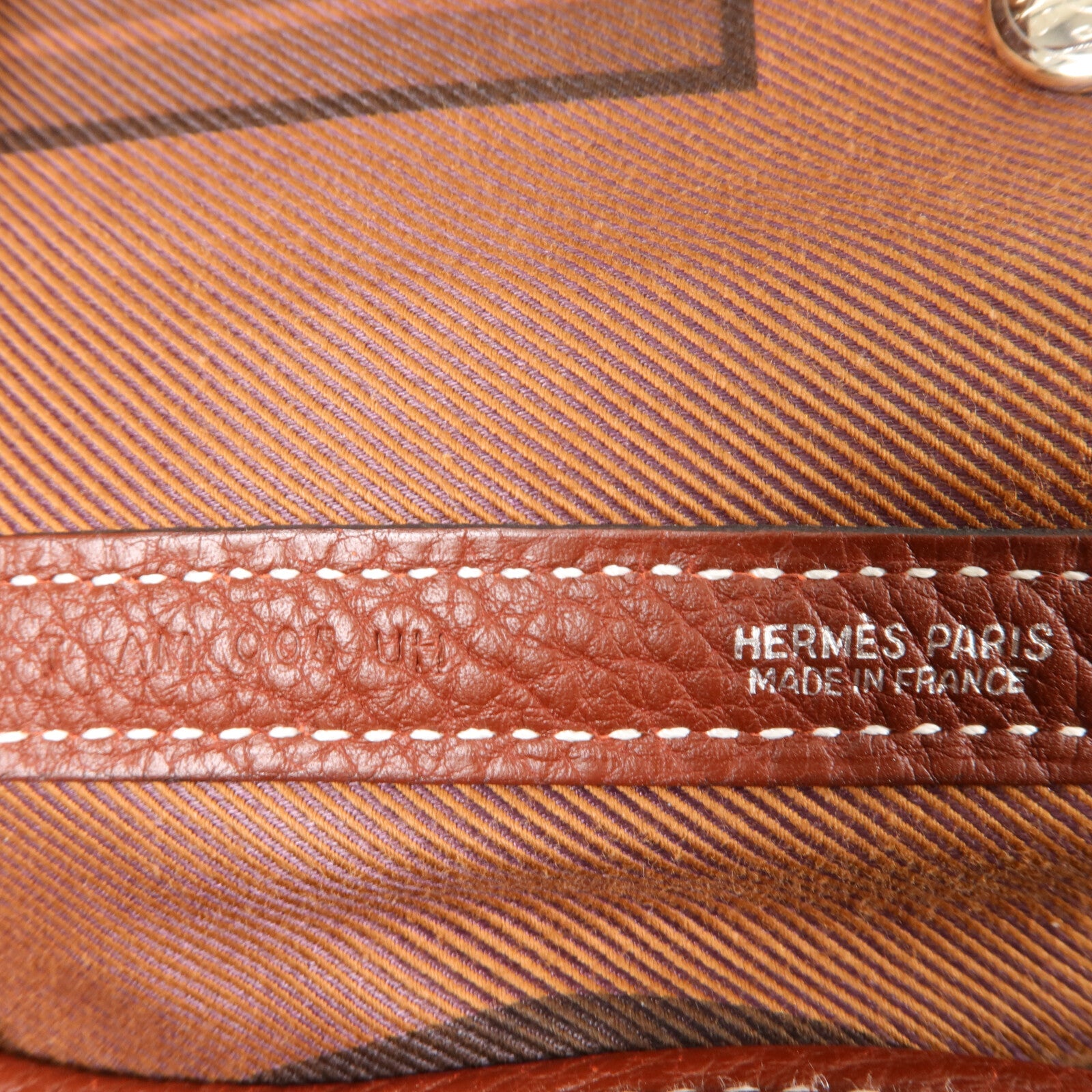 HERMES Negonda皮革Garden Party PM手挽袋Rough H