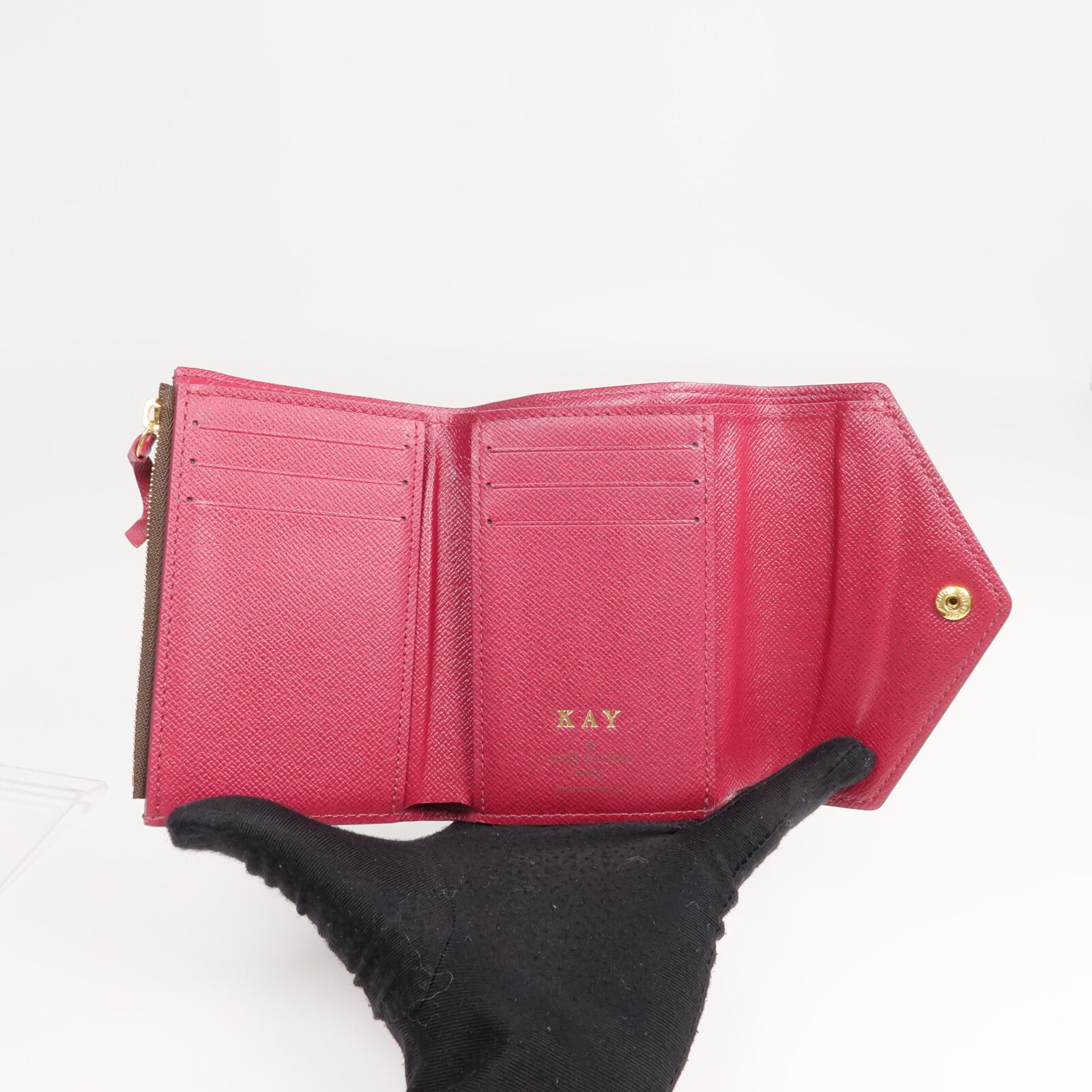LOUIS VUITTON Monogram Portefeuille Victorine金扣錢包