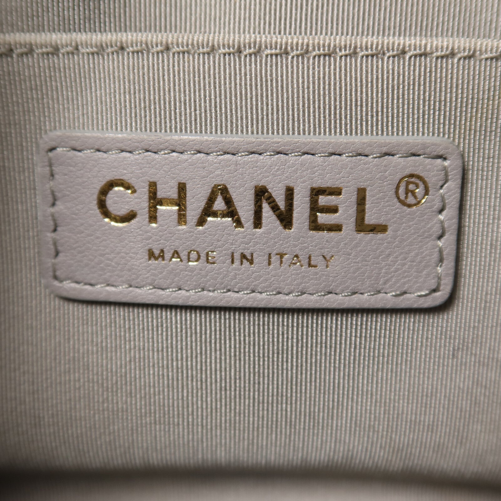 CHANEL 羊毛Chain Shoulder鏈帶肩背袋
