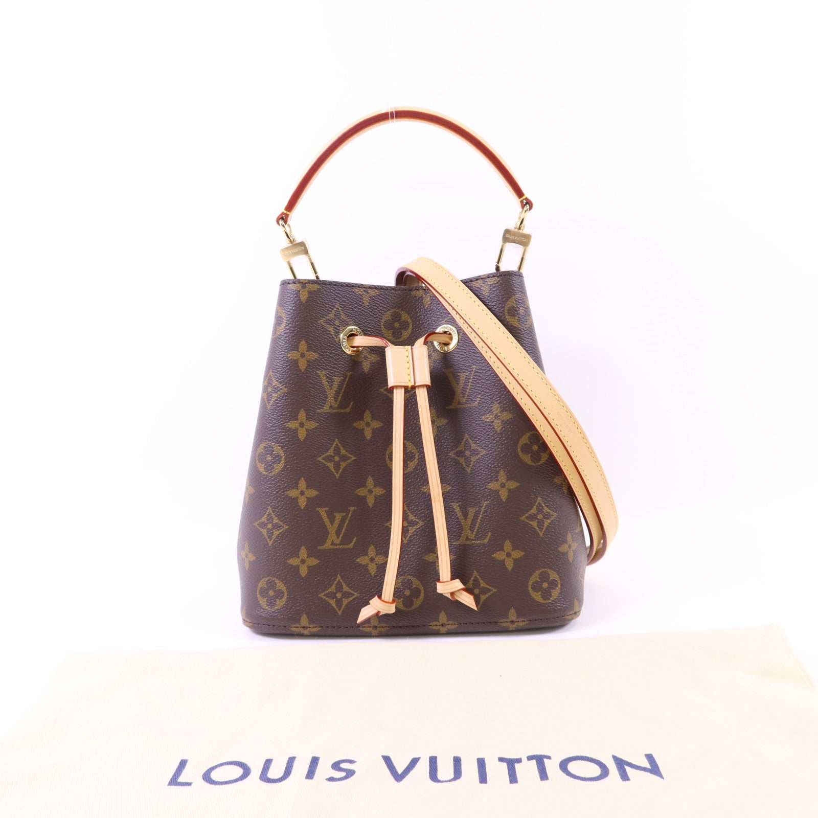 LOUIS VUITTON Monogram Neonoe BB金扣肩背袋