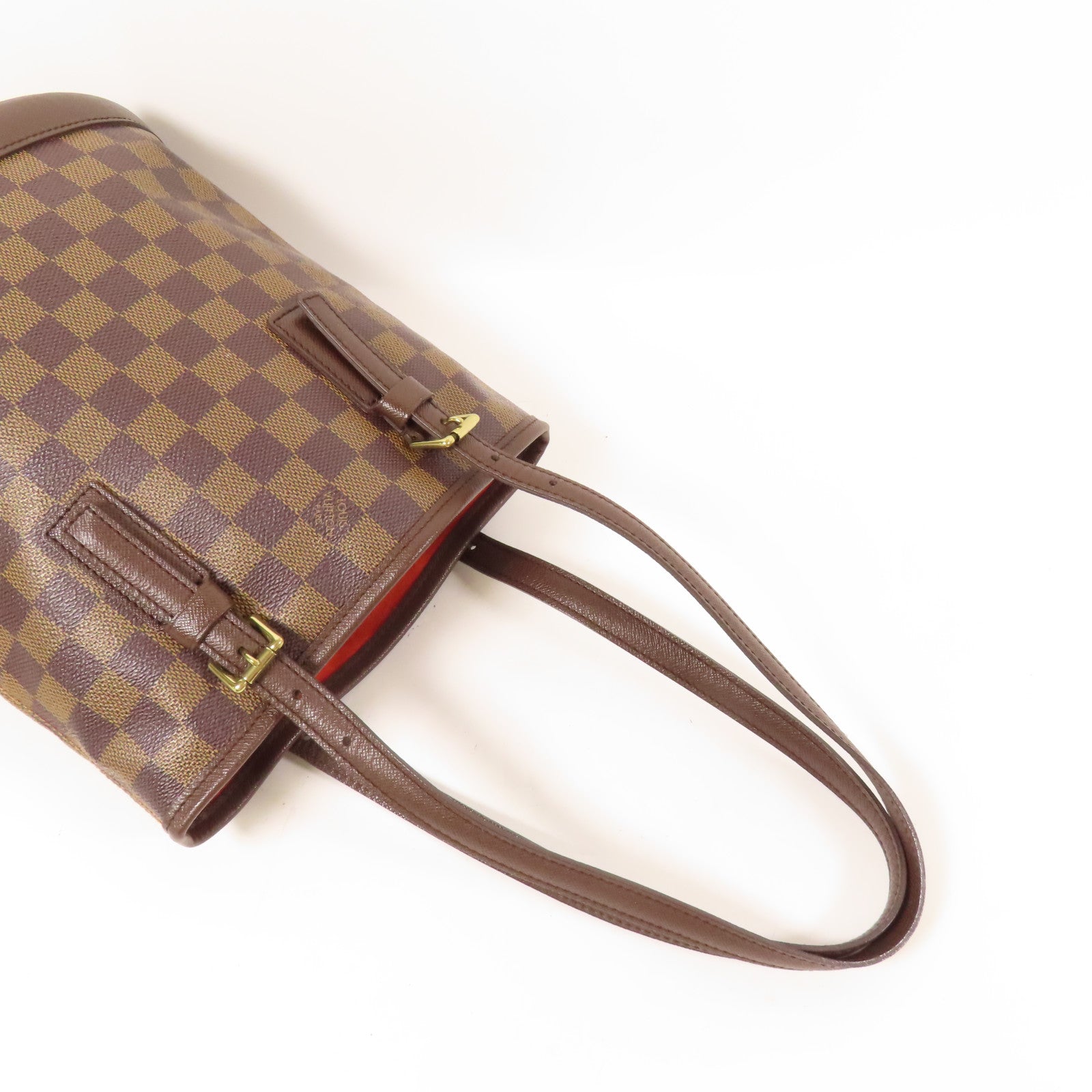 LOUIS VUITTON Damier Marais金扣肩背袋