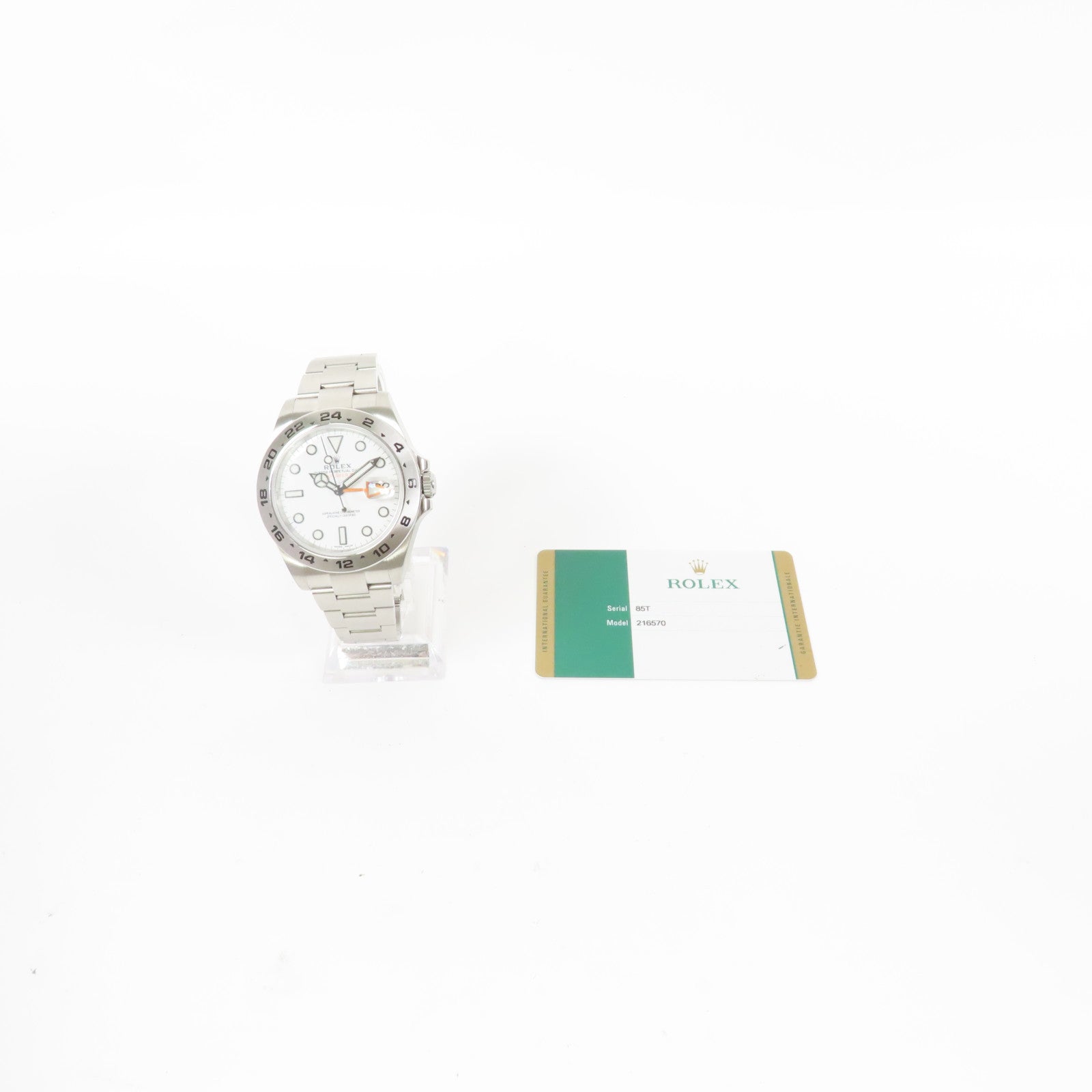 ROLEX ExplorerⅡ不鏽鋼手錶自動機芯白色