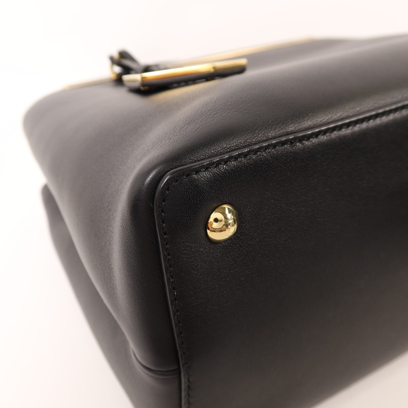 FENDI 【激減優惠】牛皮皮革2 Jours金扣手挽肩背兩用袋