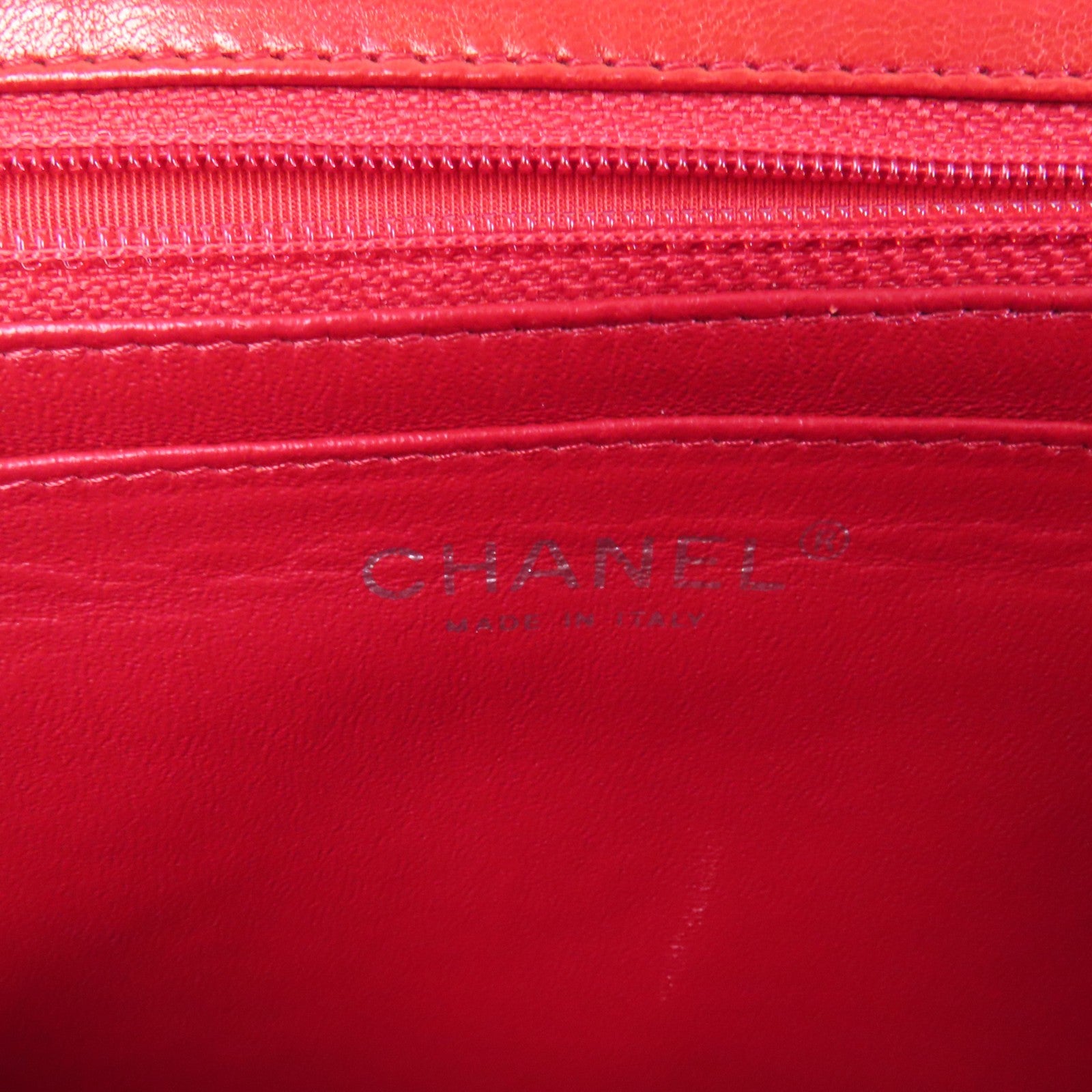 CHANEL 羊皮皮革Large Classic銀扣鏈帶肩背袋