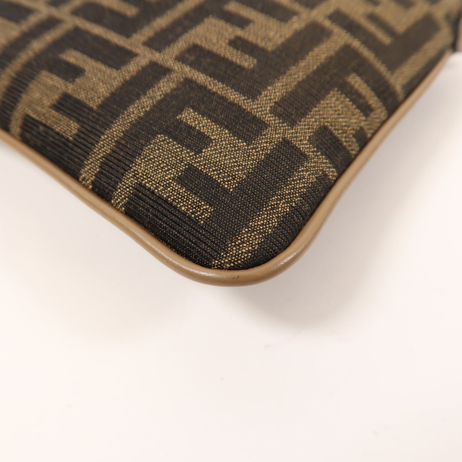 FENDI SHW Shoulder Bag 7N0146 Canvas Brown