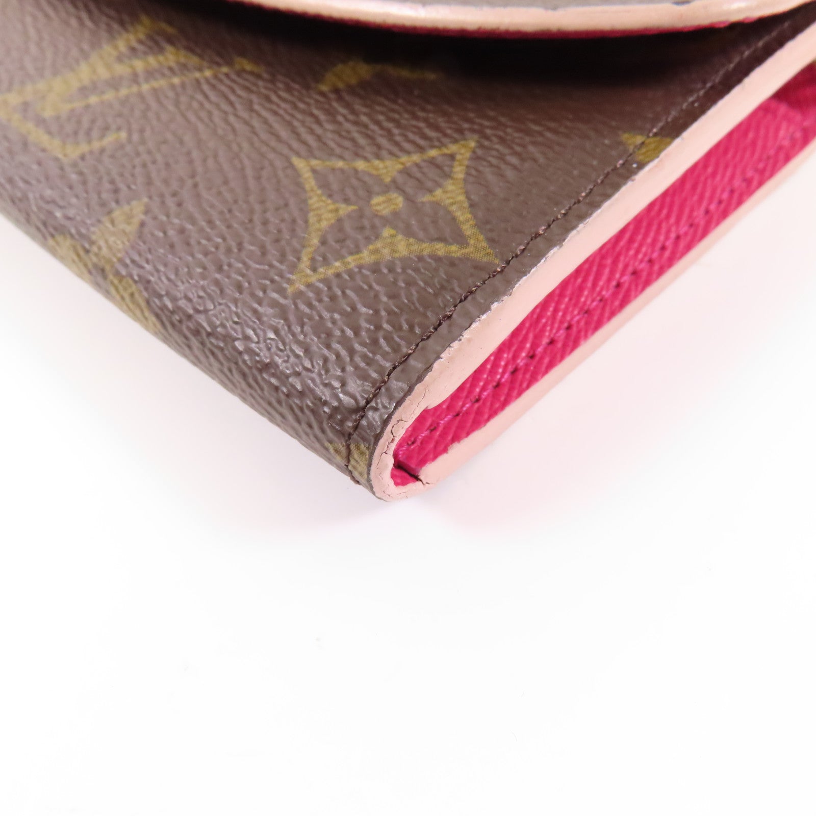 LOUIS VUITTON Monogram Emilie Wallet金扣長錢包