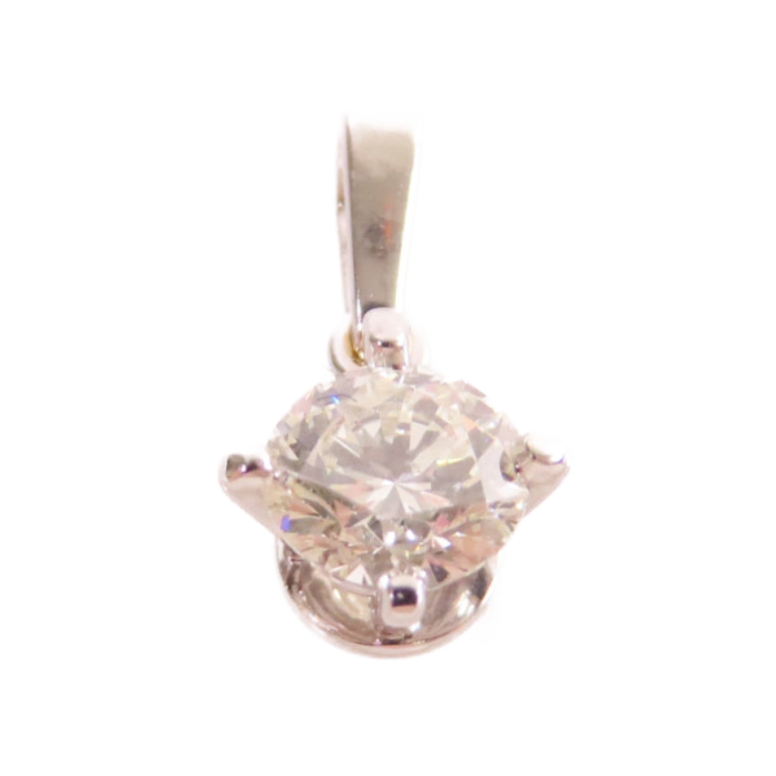 JEWELRY 18K白金/0.35ct鑽石Diamond Pendant Top吊墜頭扣