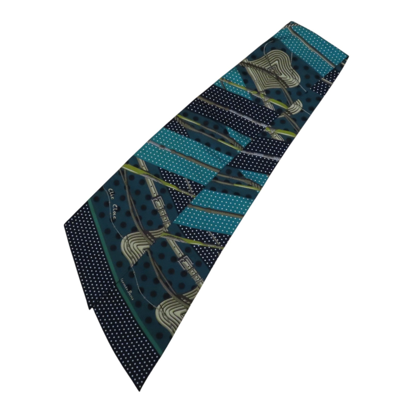 HERMES 絲質TMaxi Twilly Scarf絲巾