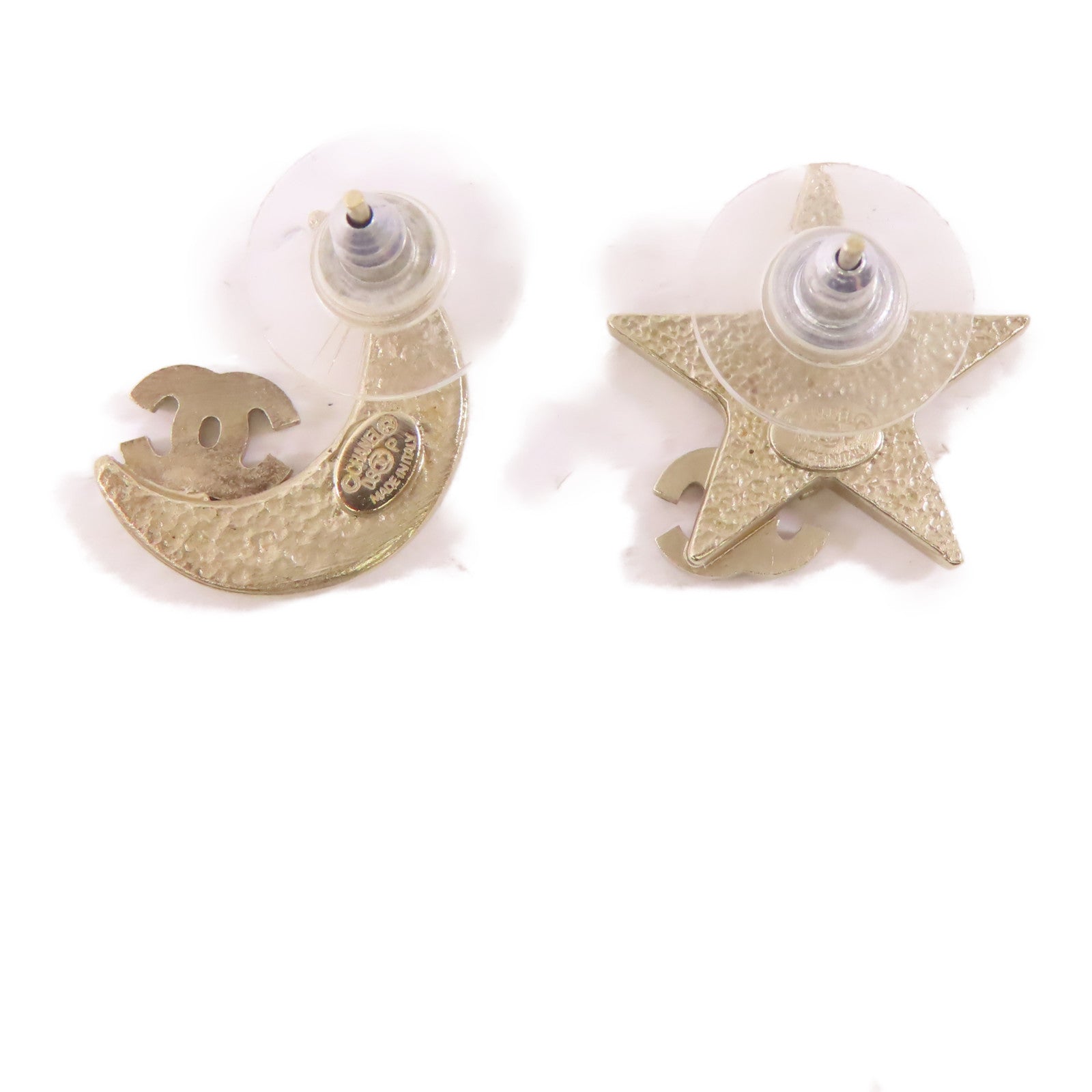 CHANEL 金屬Earrings耳環金色/白色/黑色