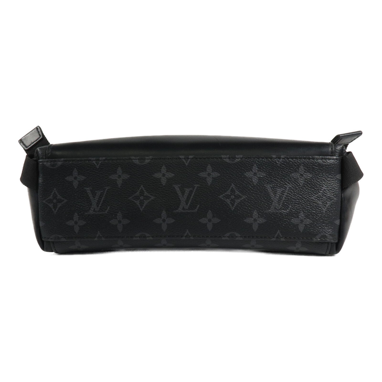 LOUIS VUITTON Monogram Eclipse Messenger PM Voyager銀扣肩背袋