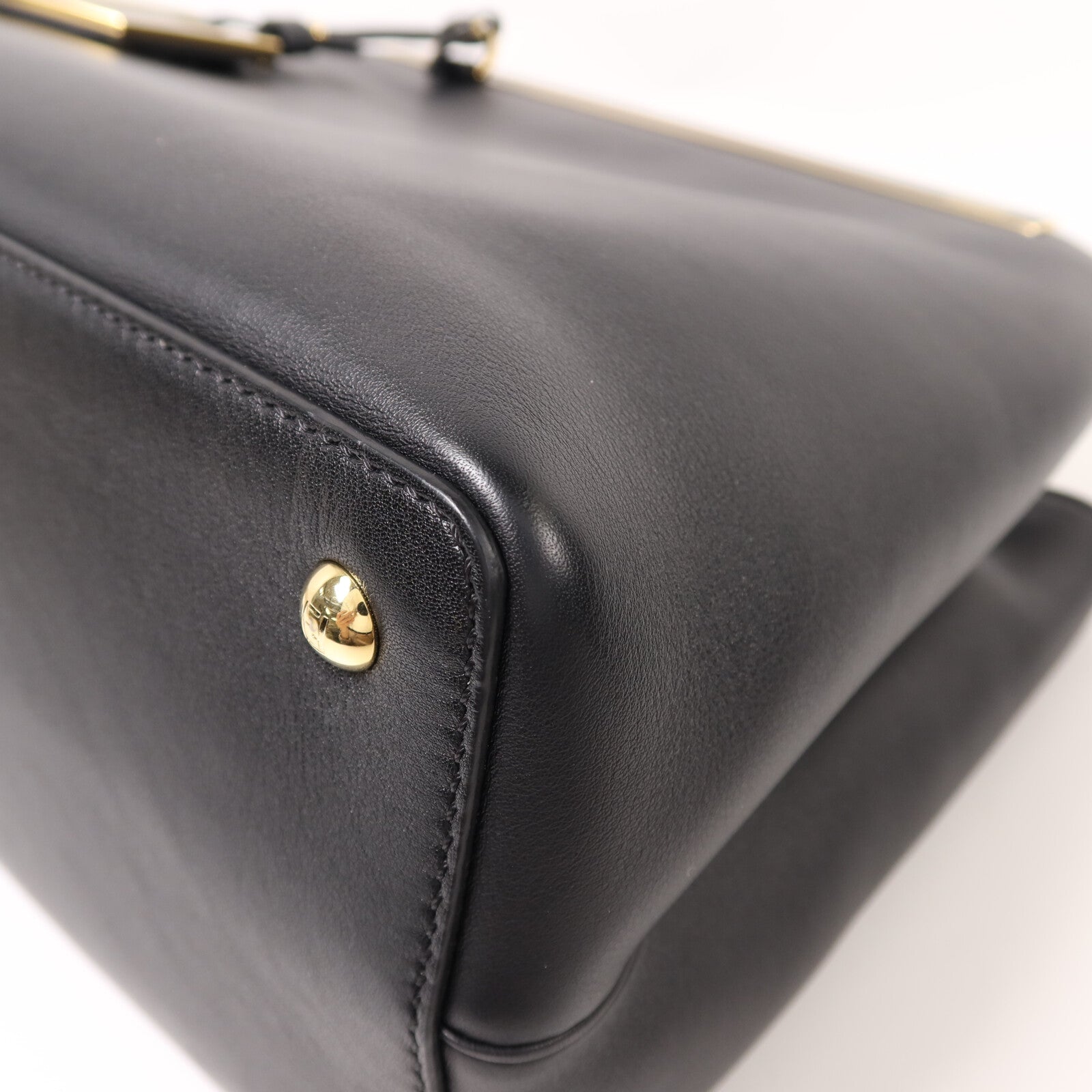 FENDI 【激減優惠】牛皮皮革2 Jours金扣手挽肩背兩用袋