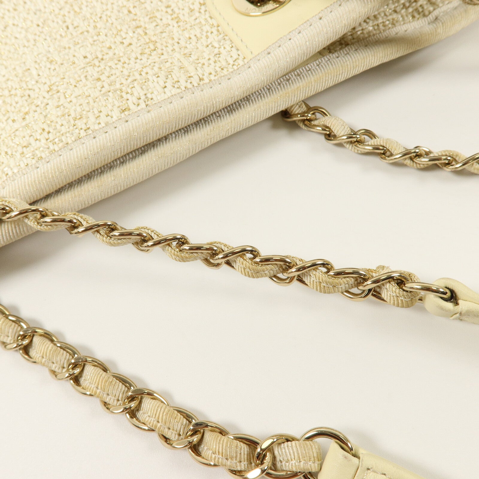 CHANEL 帆布Deauville手挽袋