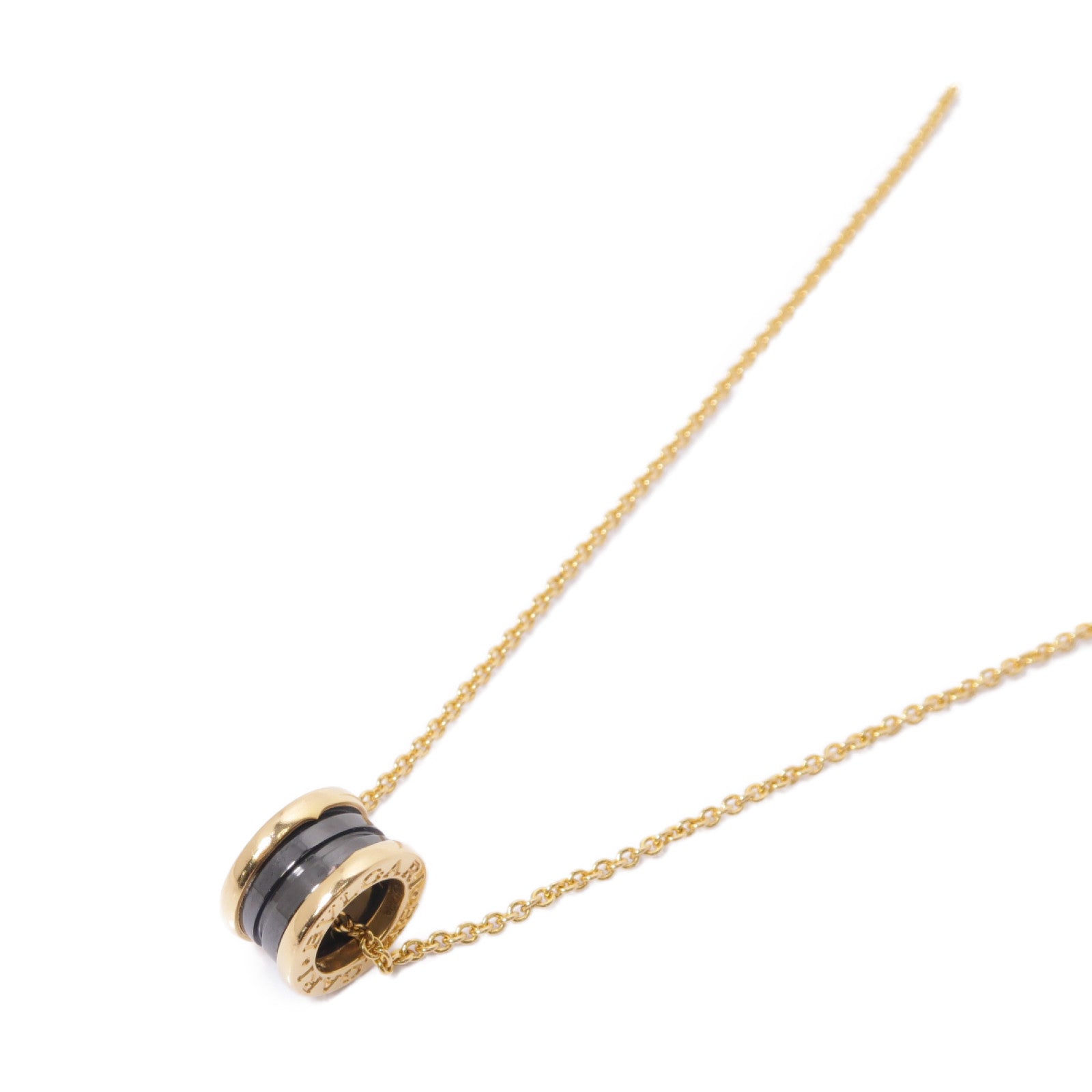 BVLGARI 18K玫瑰金/陶瓷B-zero1 Necklace項鍊