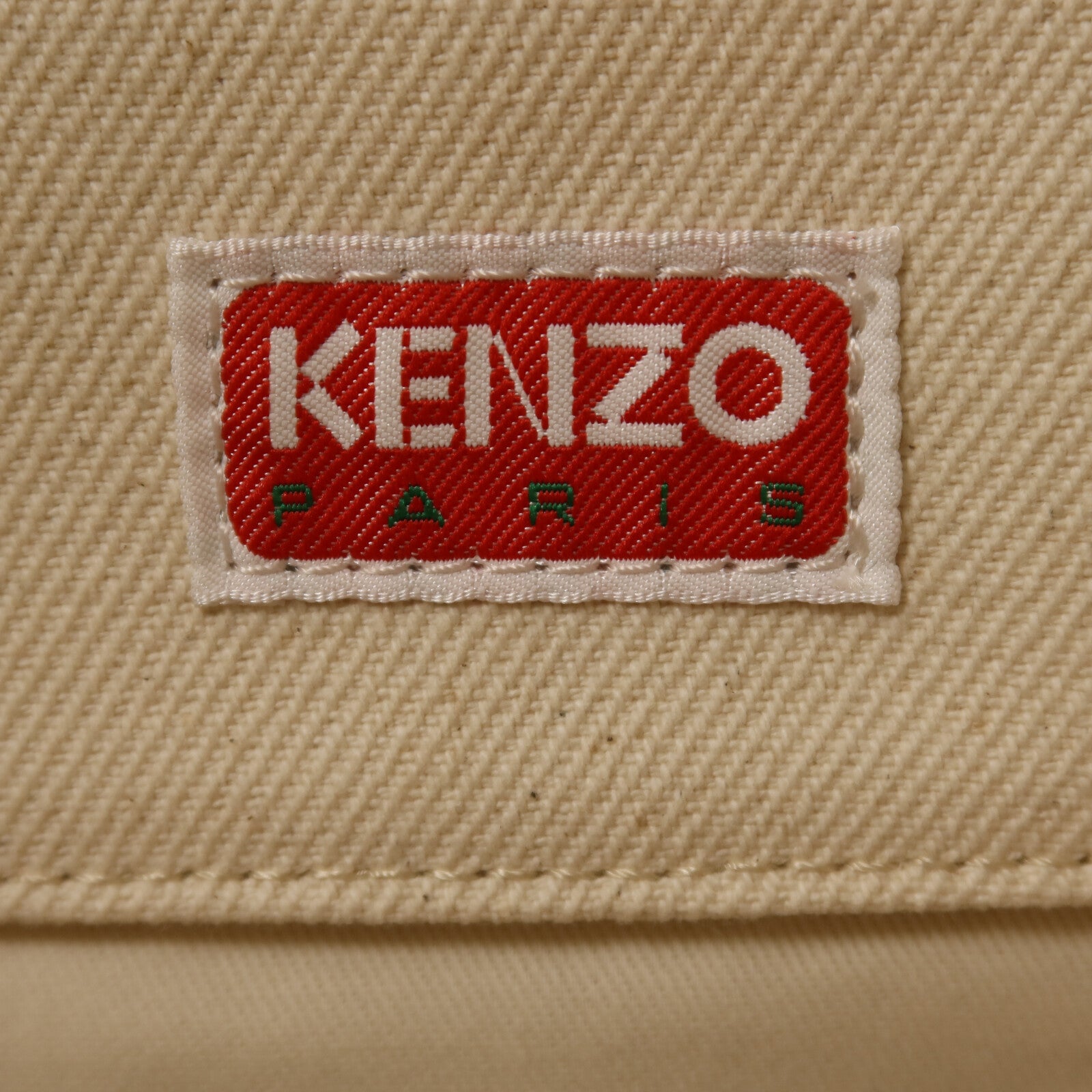 KENZO 帆布Large Tote Bag銀扣手挽袋
