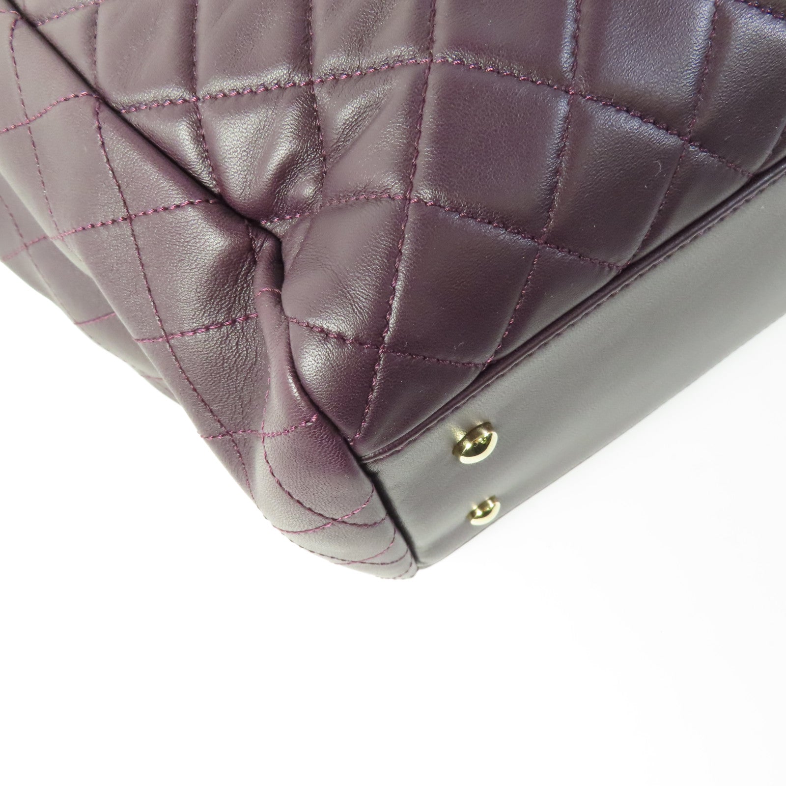 CHANEL 羊皮皮革Shoulder Bag金扣鏈帶肩背袋