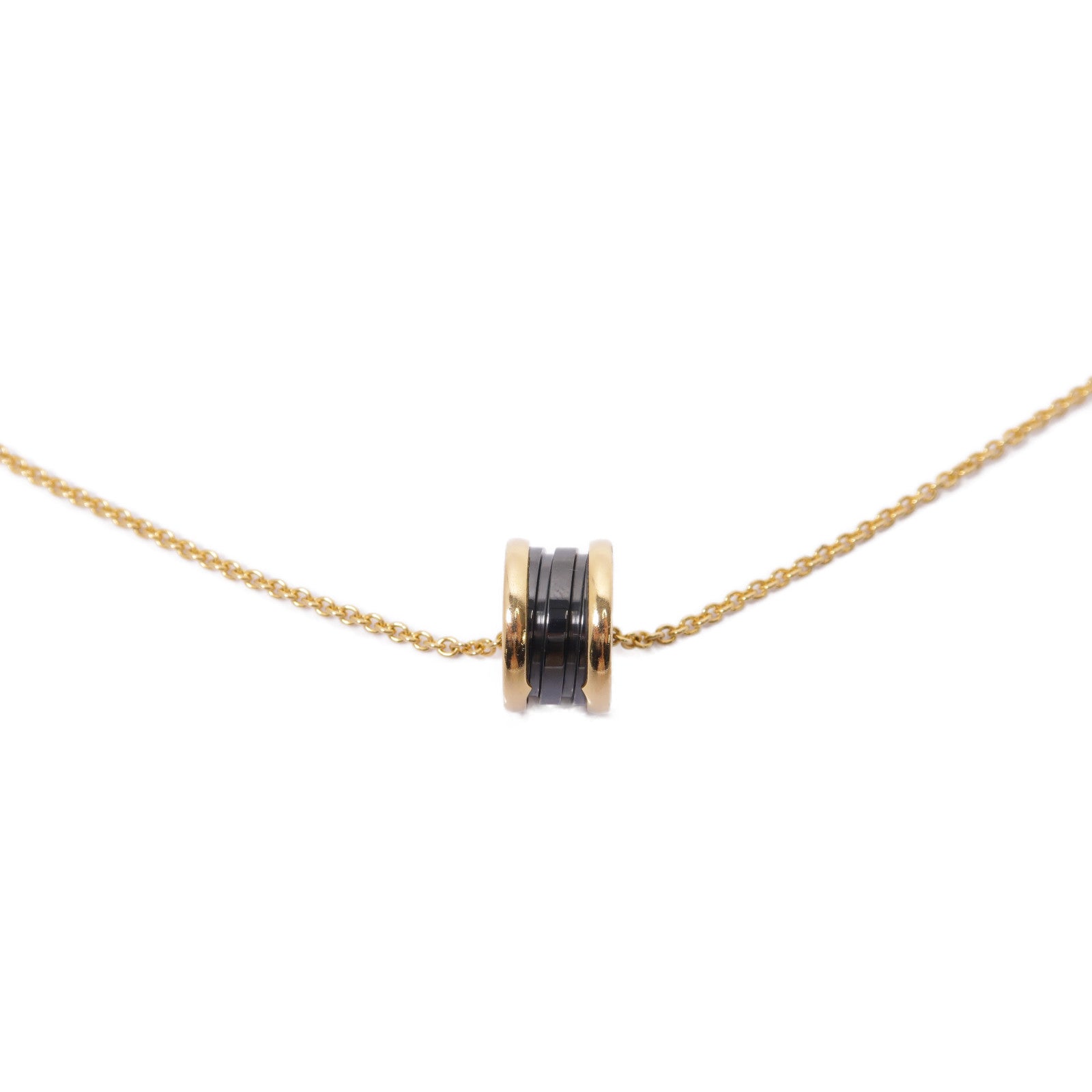 BVLGARI 18K玫瑰金/陶瓷B-zero1 Necklace項鍊