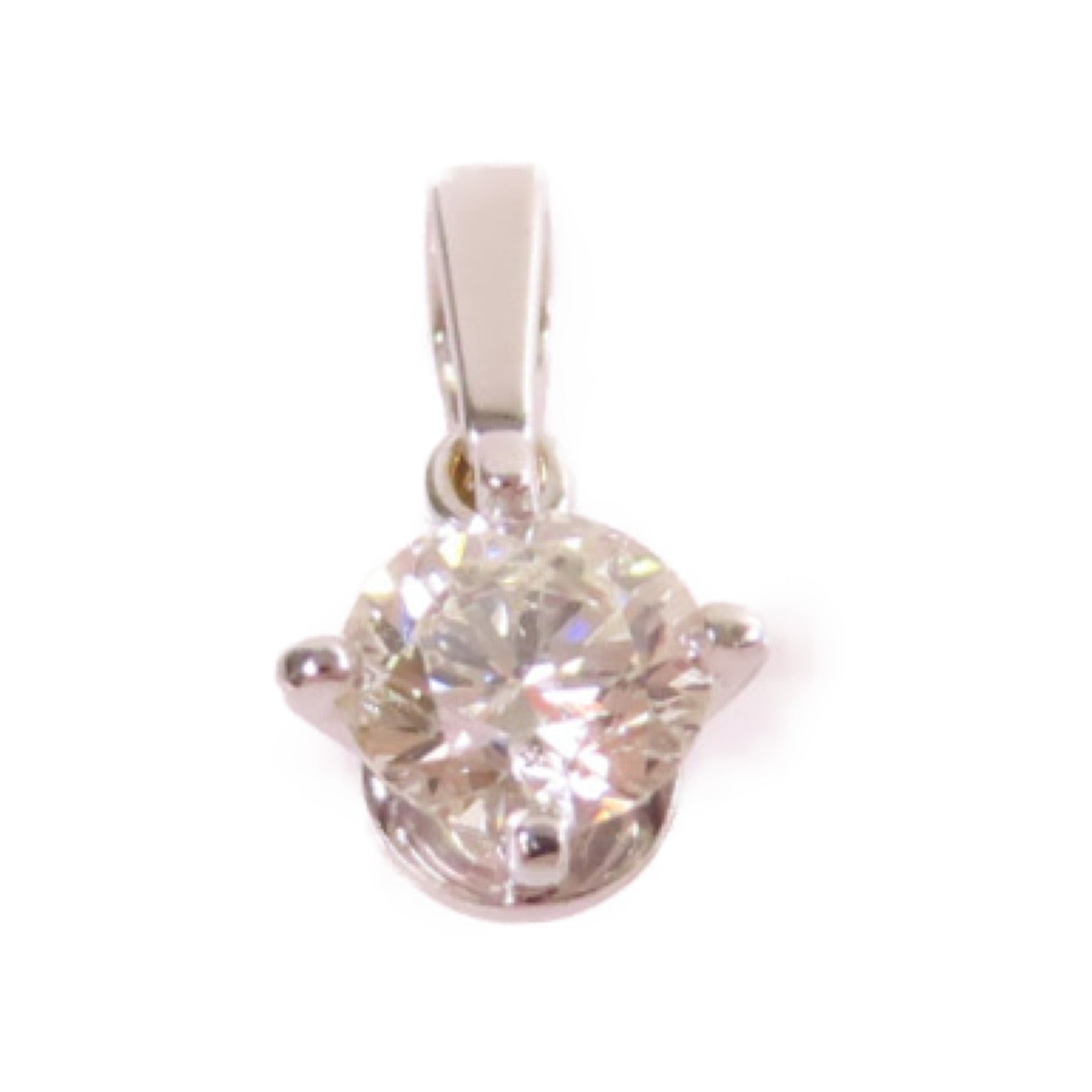 JEWELRY 18K白金/0.35ct鑽石Diamond Pendant Top吊墜頭扣