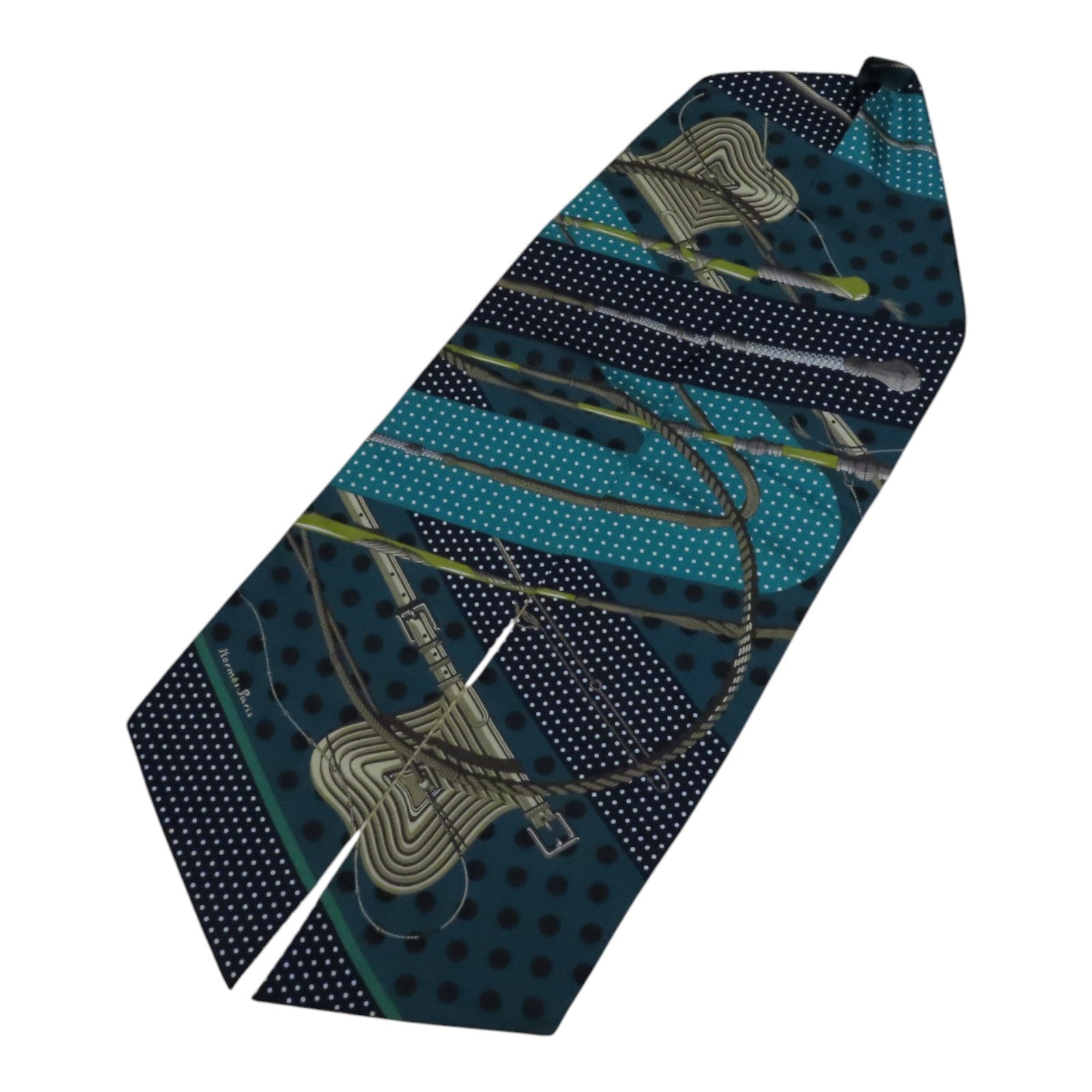 HERMES 絲質TMaxi Twilly Scarf絲巾