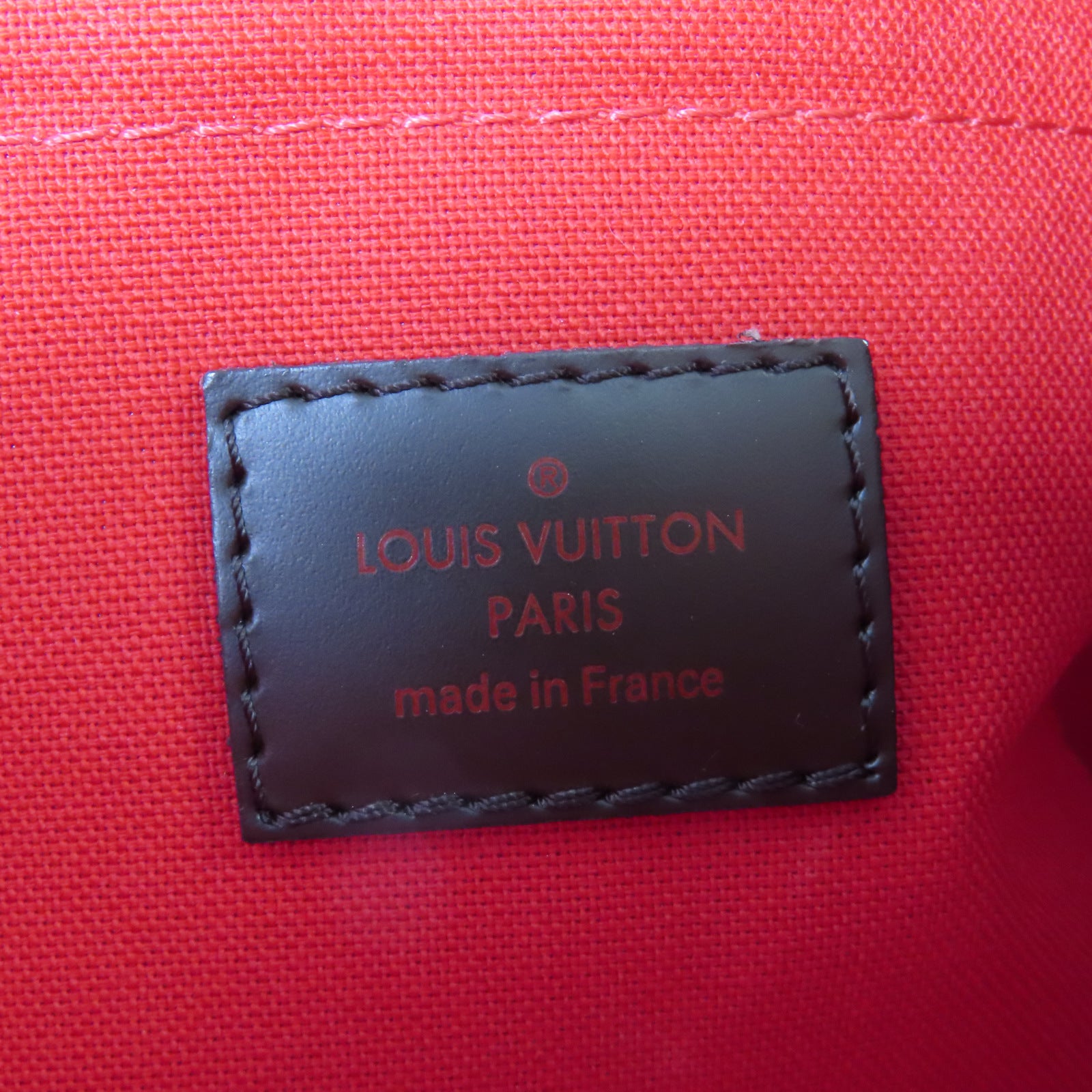 LOUIS VUITTON Damier Thames PM金扣肩背袋啡色