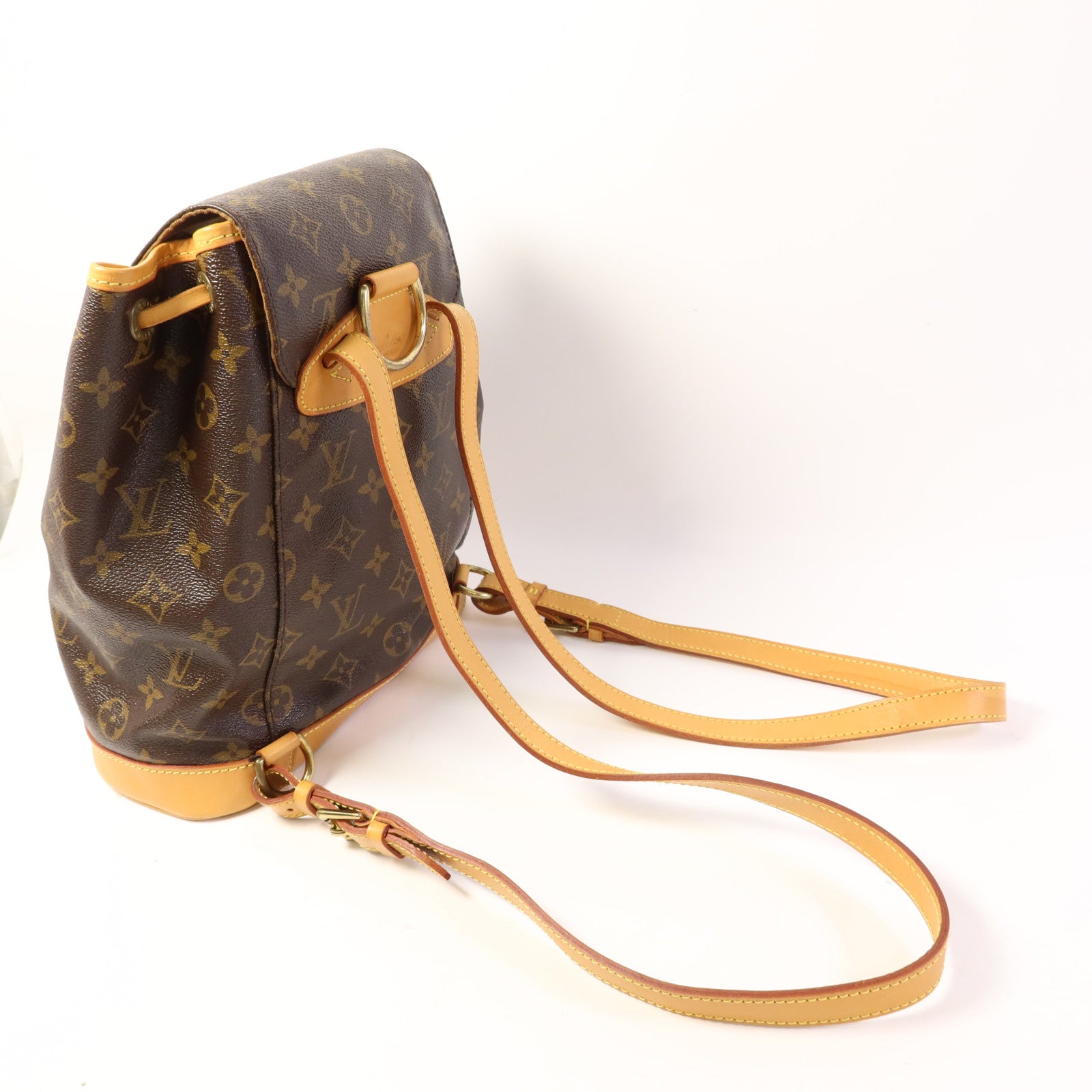 LOUIS VUITTON Monogram Montsouris MM Backpack金扣背包