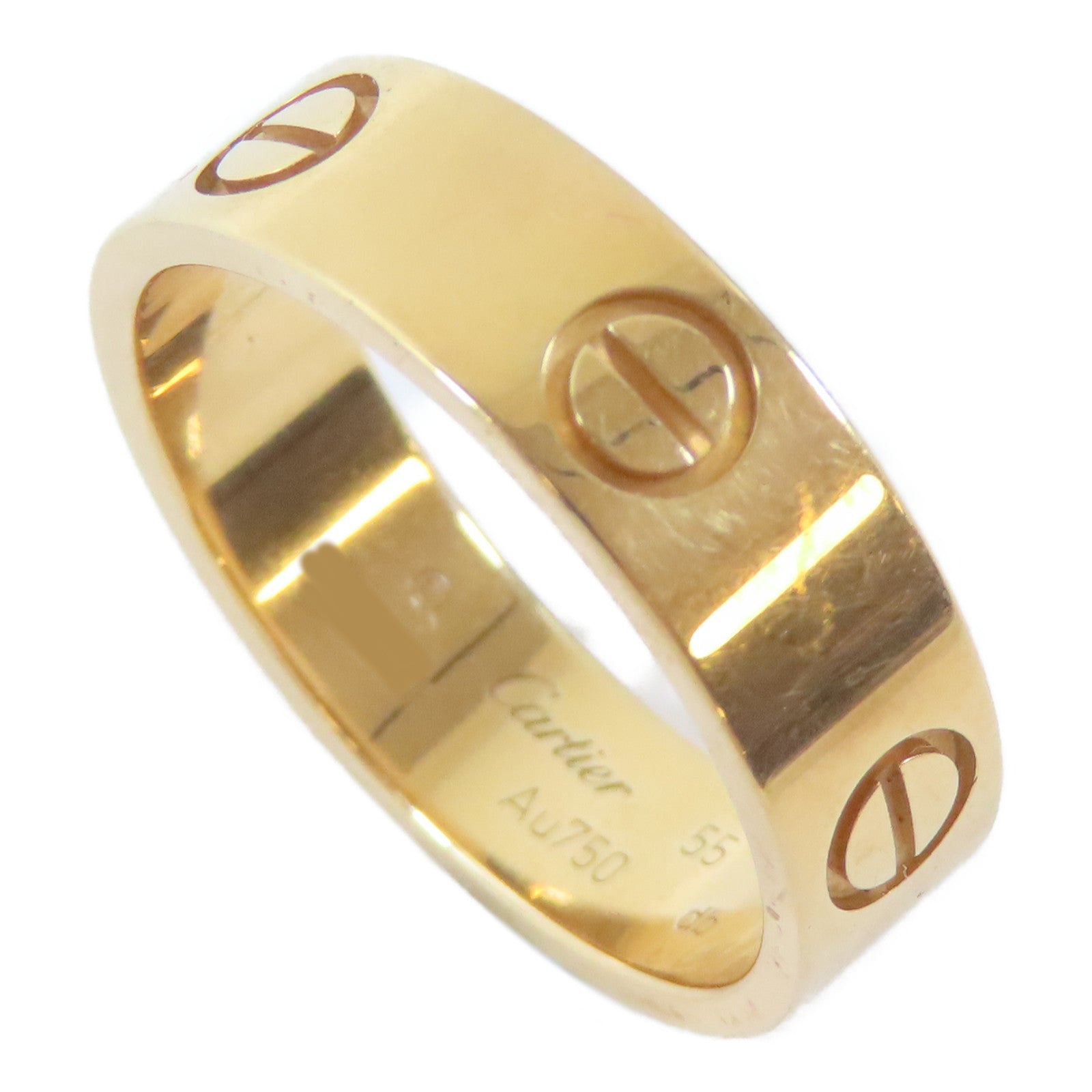 CARTIER 18K玫瑰金Love Ring戒指Cartier#55/US#7
