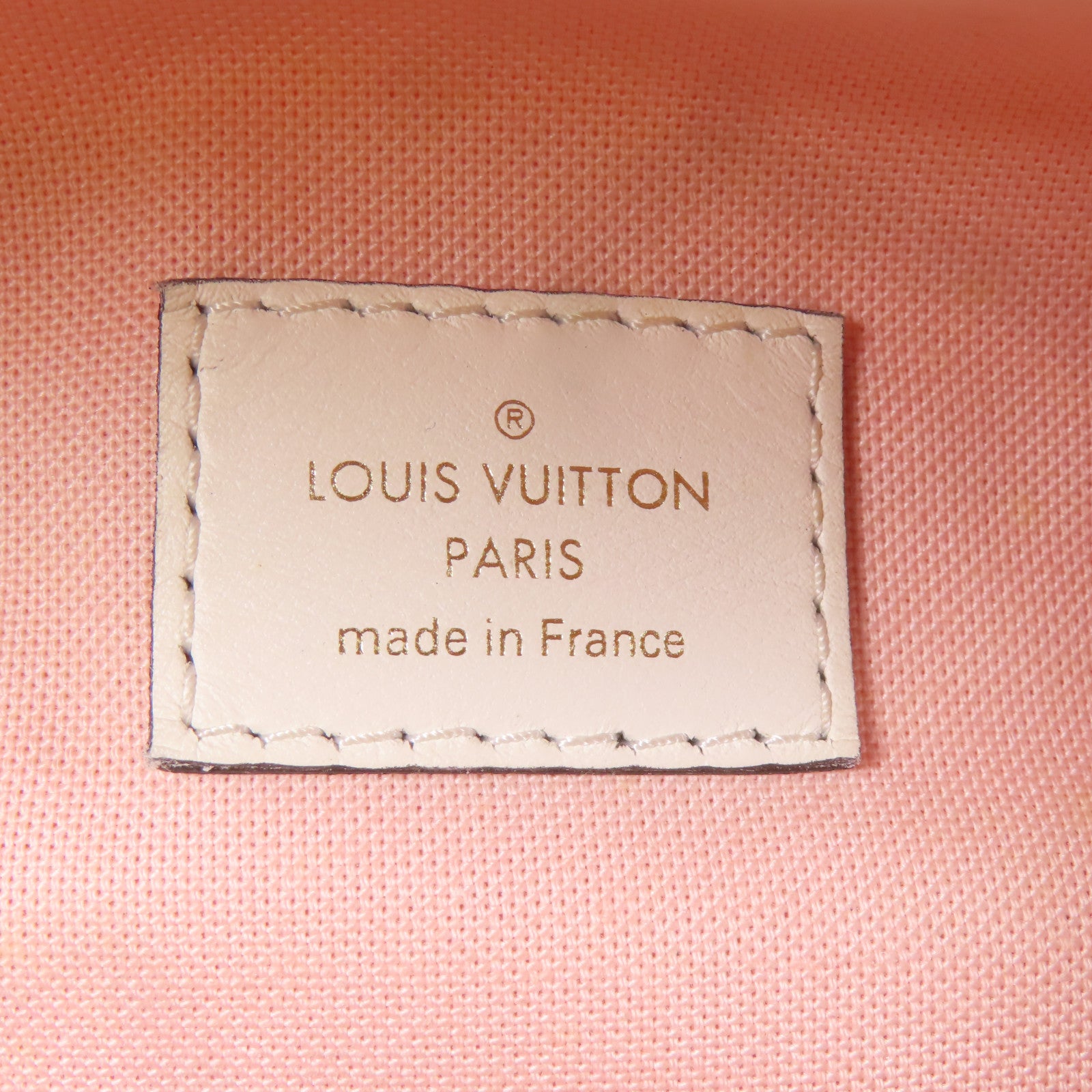 LOUIS VUITTON Monogram Giant Bum Bag金扣腰包紅色/粉紅色/白色
