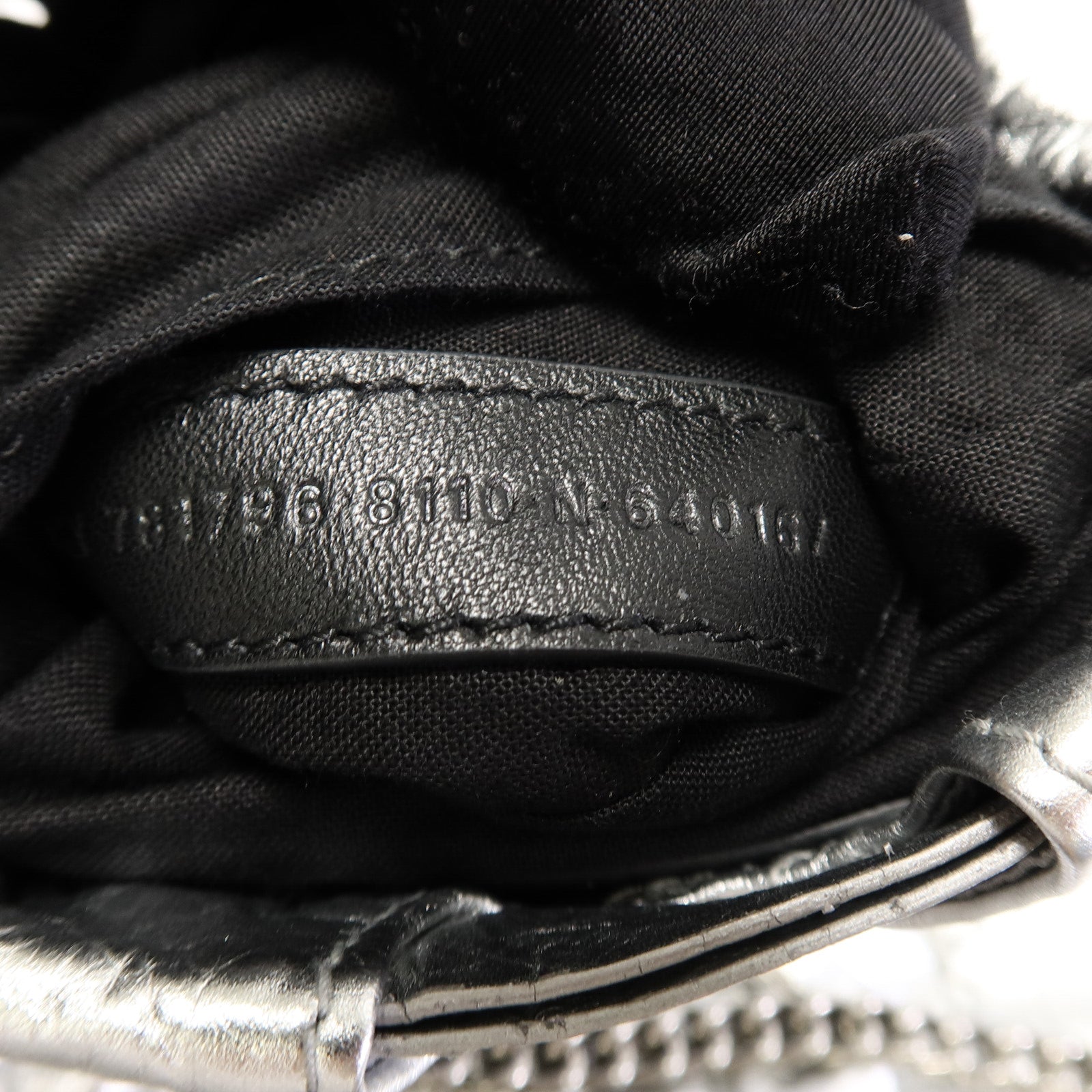 BALENCIAGA 牛皮皮革Crush Tote XS鏈帶肩背袋