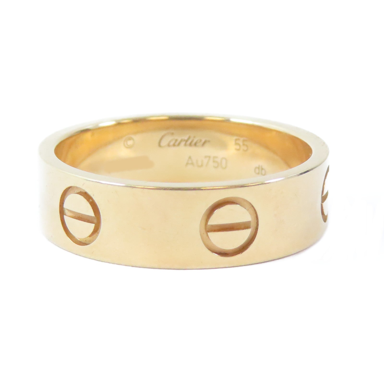 CARTIER 18K玫瑰金Love Ring戒指Cartier#55/US#7
