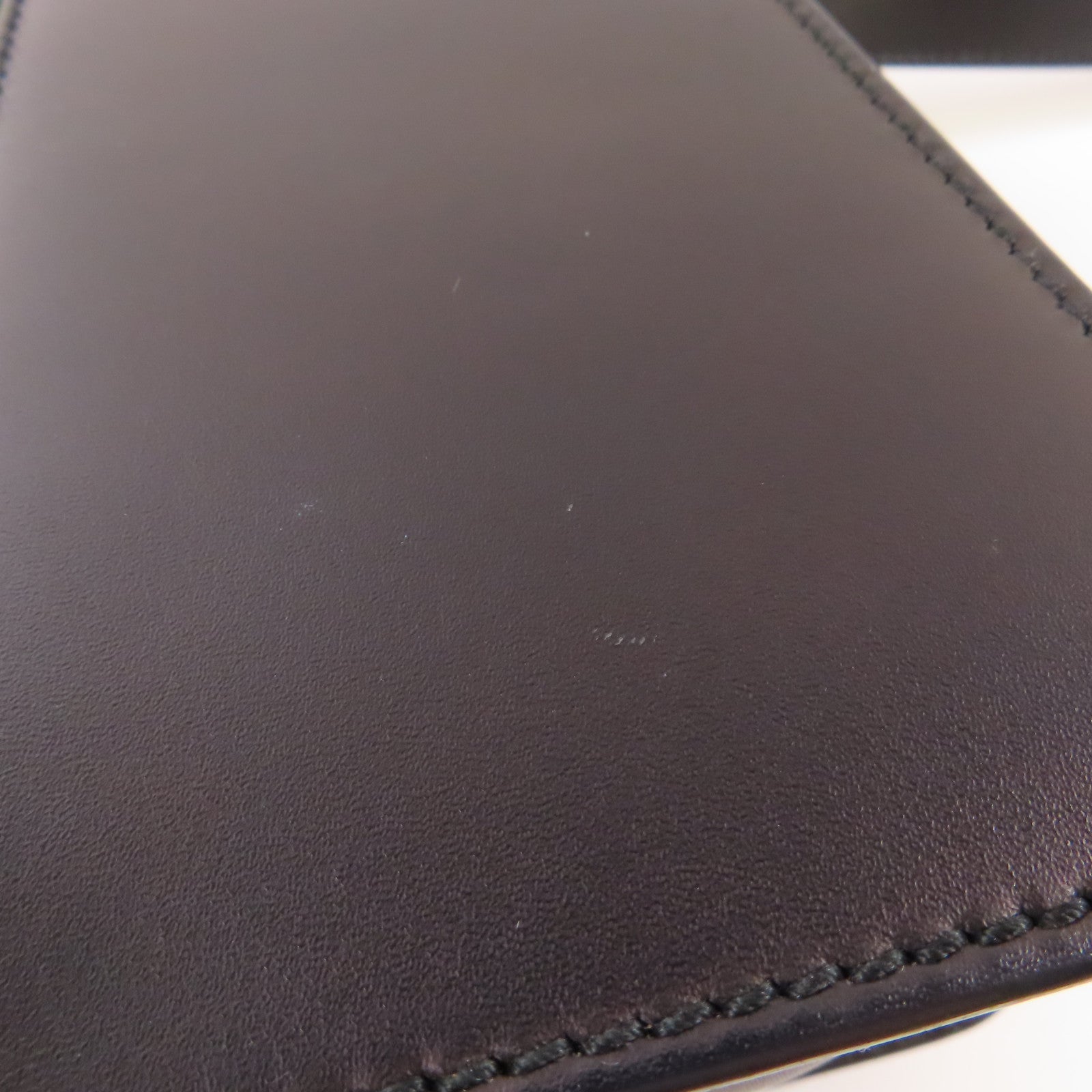 GUCCI GG GHW 2 Way Bag 421882 Leather Black