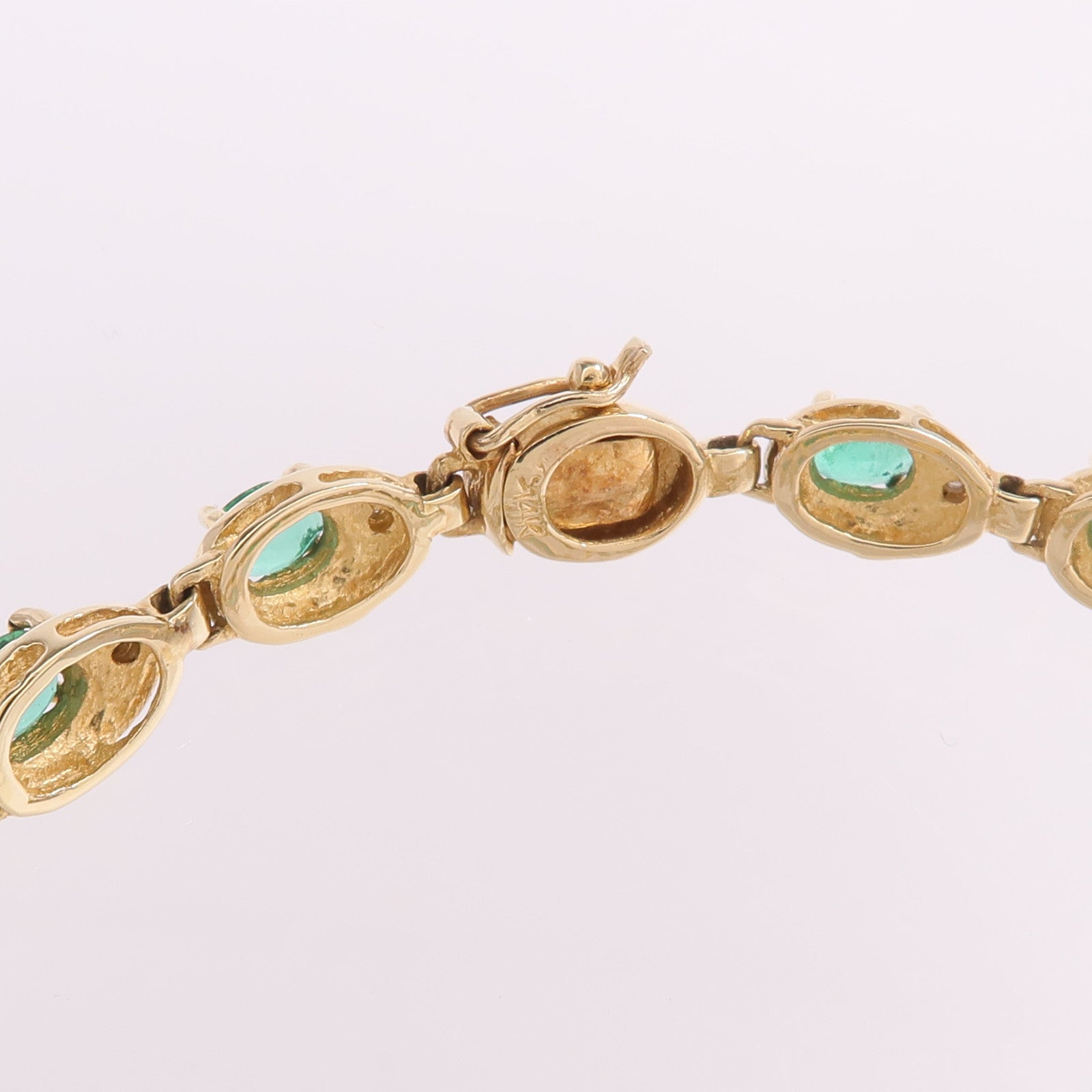JEWELRY 18K黃金/白金Emerald Bracelet綠寶石手鏈