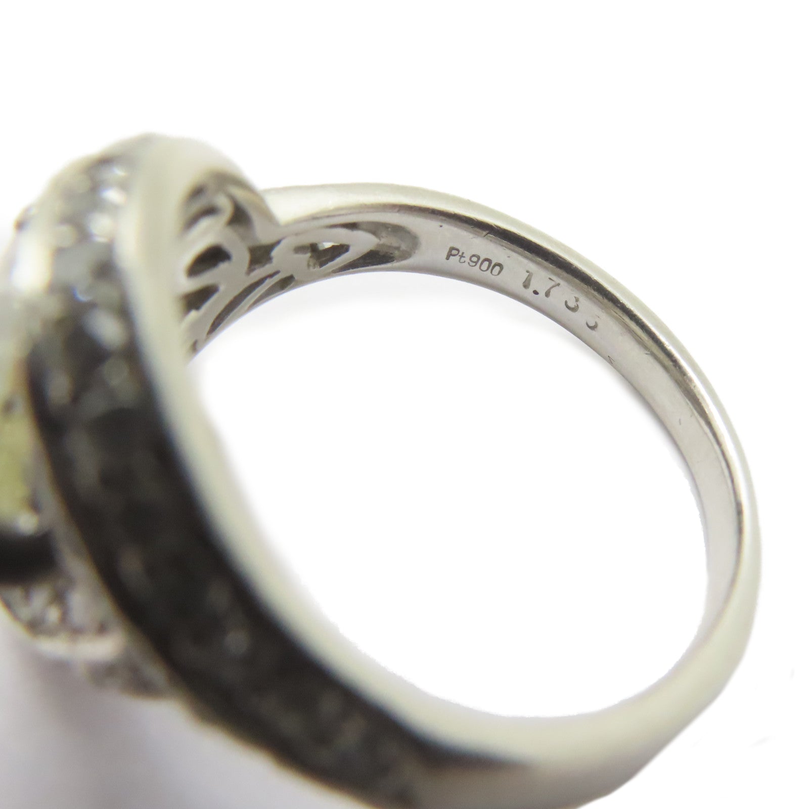 JEWELRY PT900鉑金Diamond Ring 1.735ct/1.00ct鑚石戒指US#6.75