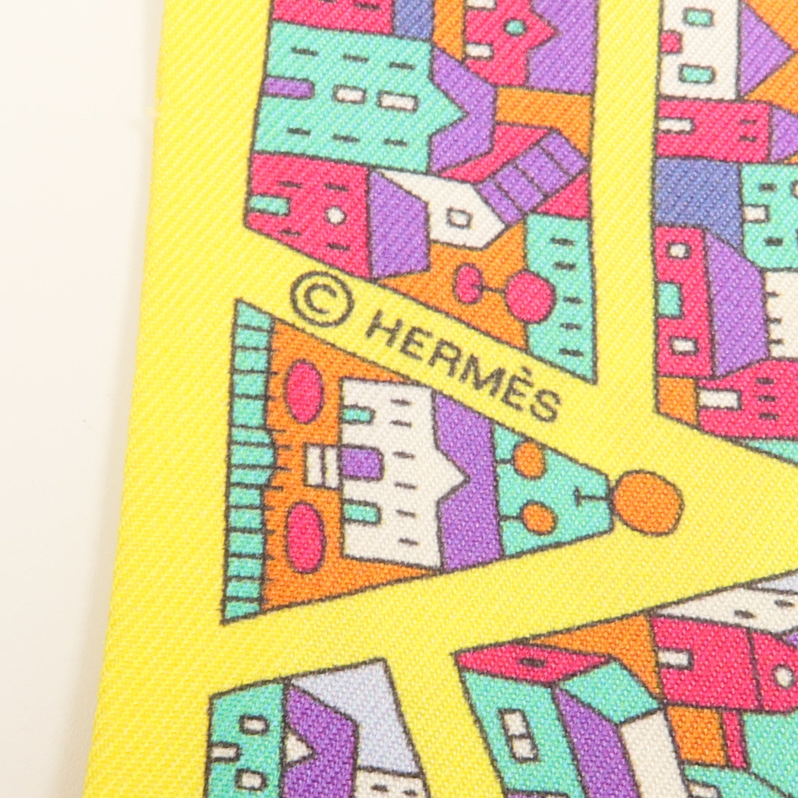 HERMES 絲質Twilly絲巾