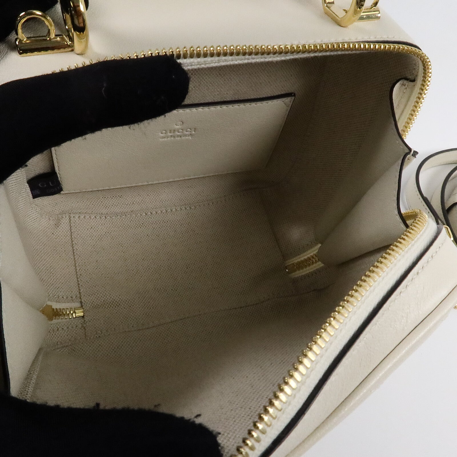 GUCCI 牛皮皮革Blondie Top Handle手挽肩背兩用袋