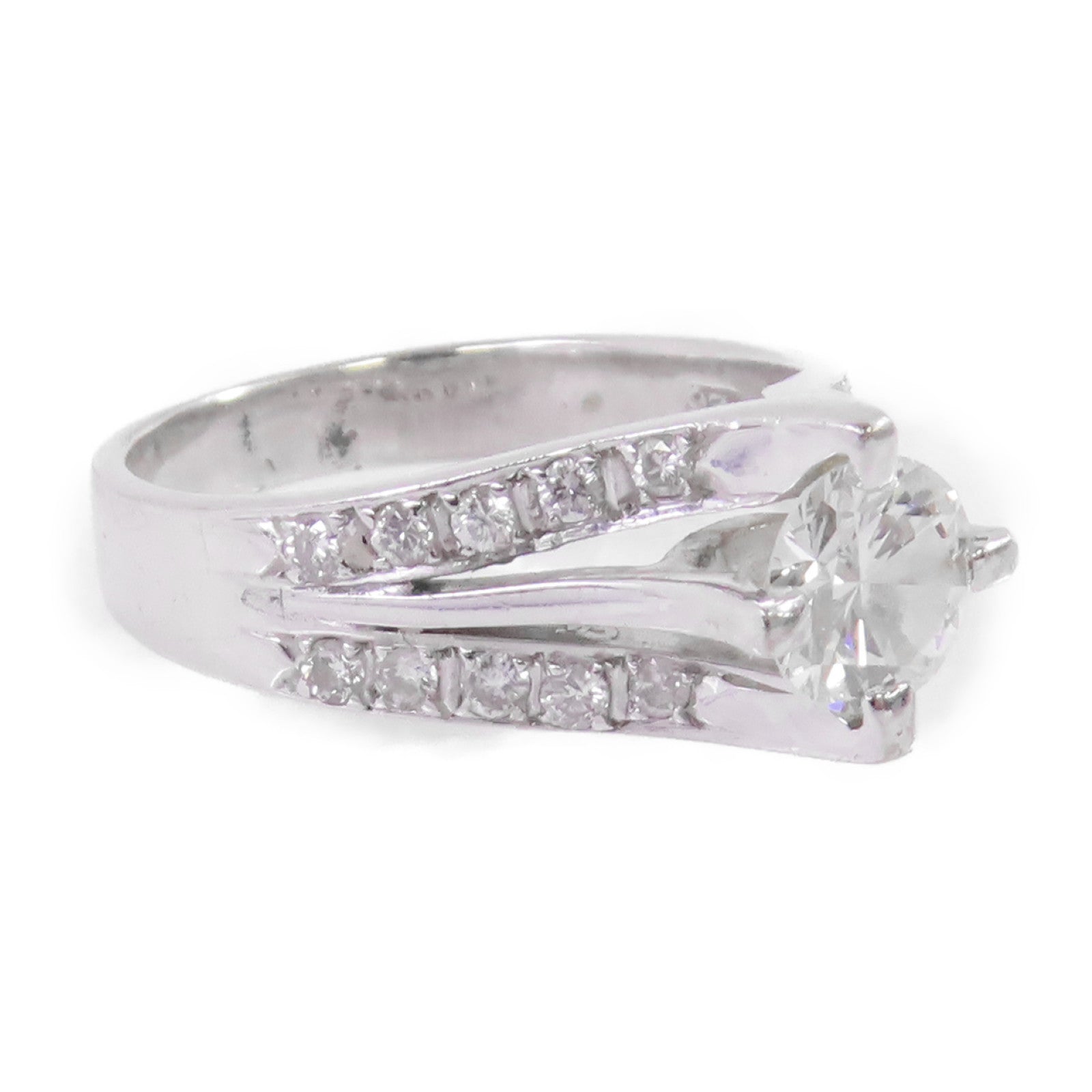 JEWELRY 18K白金/鑽石Diamond Ring戒指US#6.5