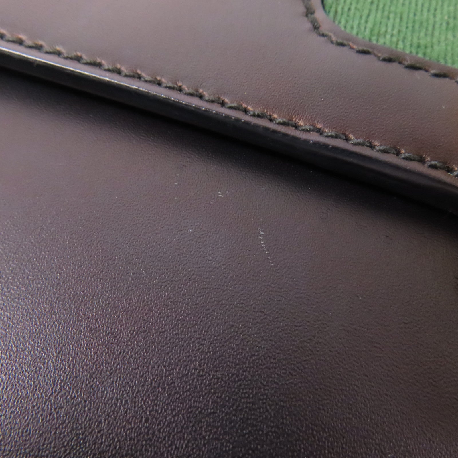 GUCCI GG GHW 2 Way Bag 421882 Leather Black