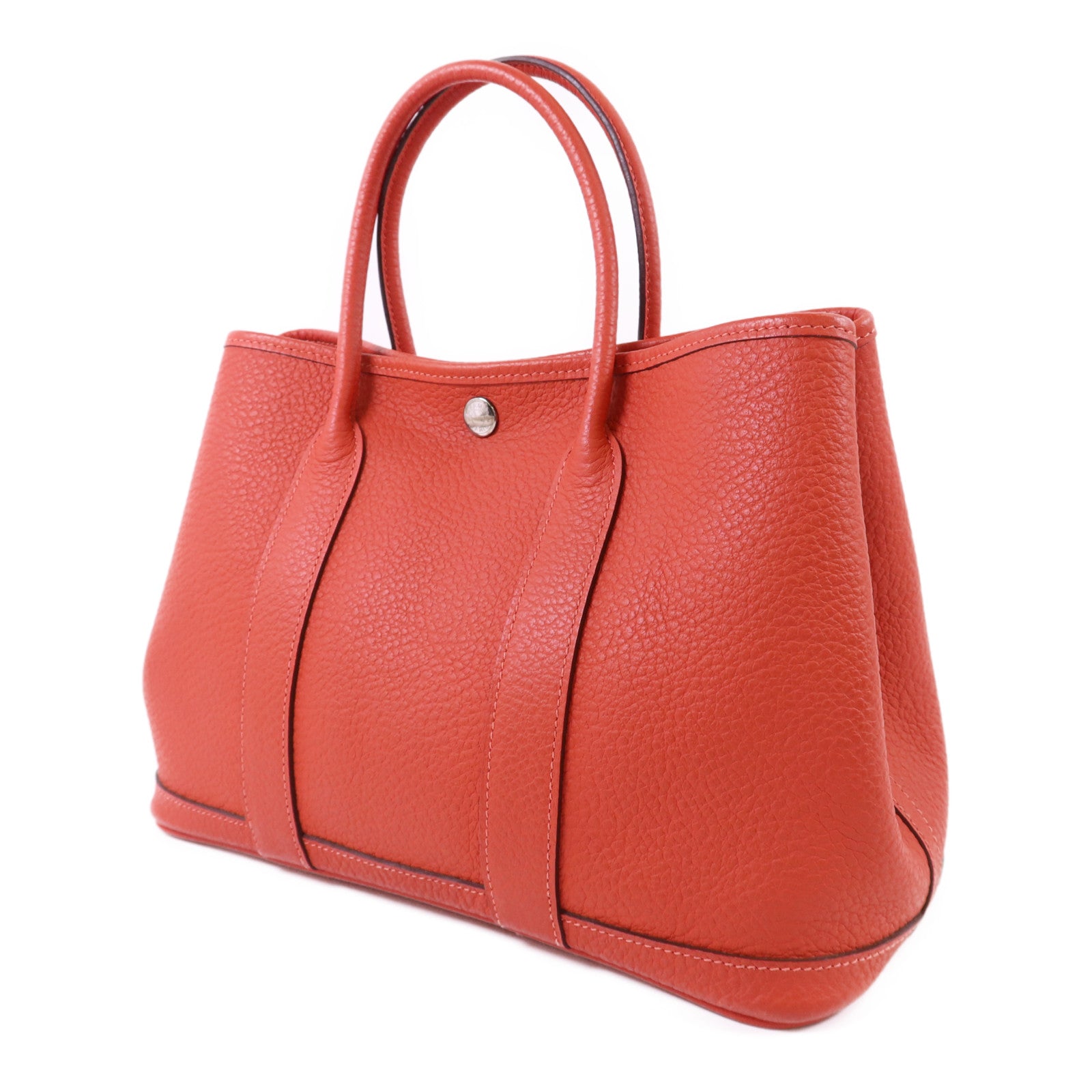 HERMES Negonda皮革Garden Party TPM銀扣手挽袋