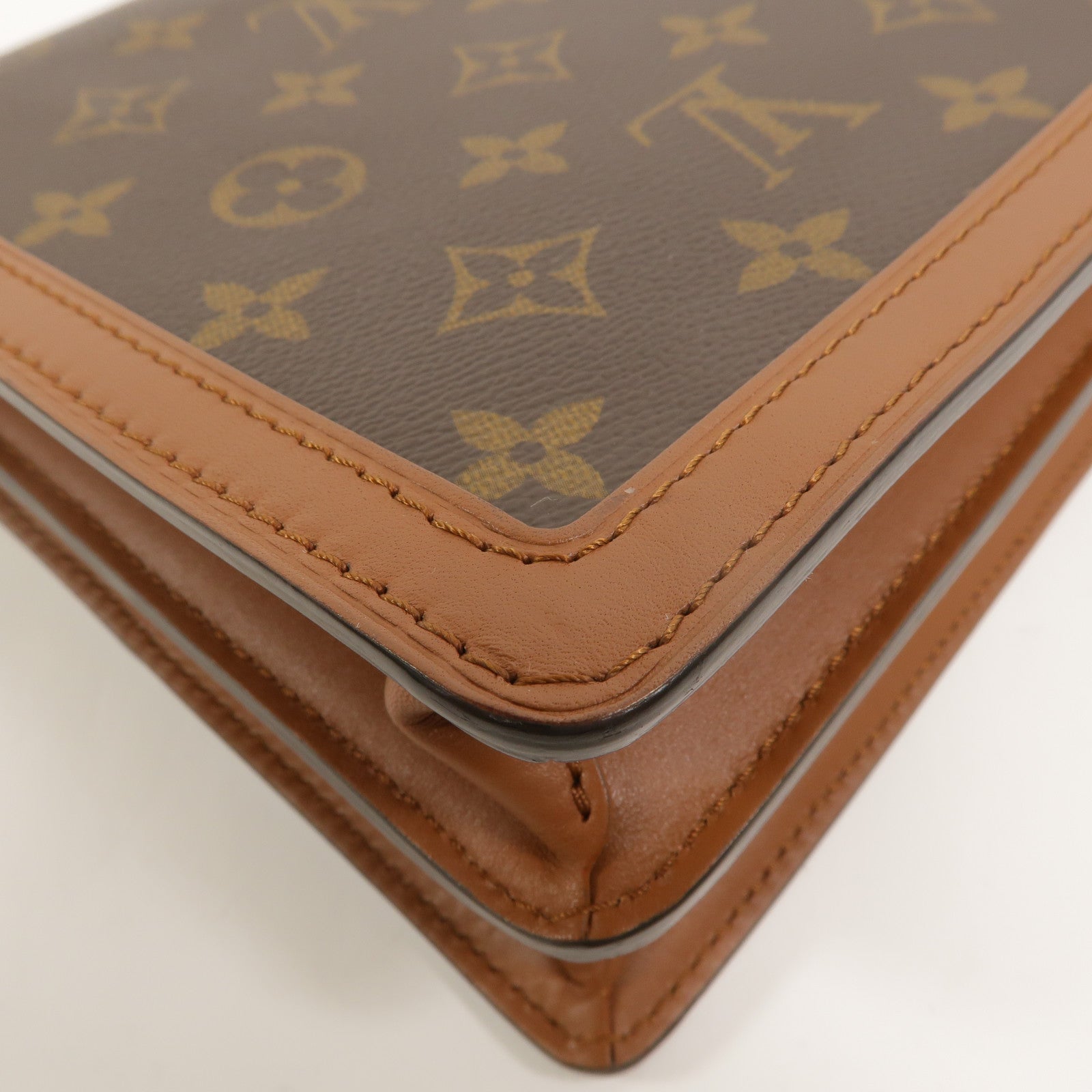 LOUIS VUITTON Monogram/Monogram Reverse Dauphine MM手挽肩背兩用袋