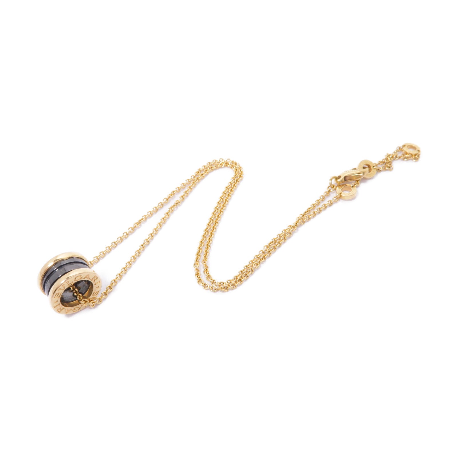 BVLGARI 18K玫瑰金/陶瓷B-zero1 Necklace項鍊