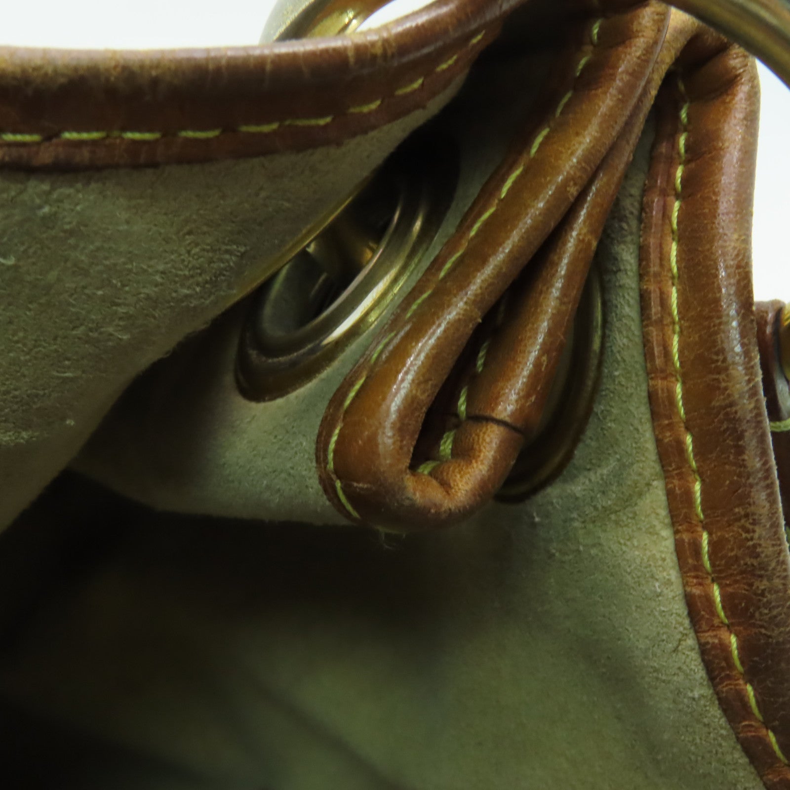 LOUIS VUITTON 【激減優惠】Monogram Galliera PM金扣肩背袋啡色