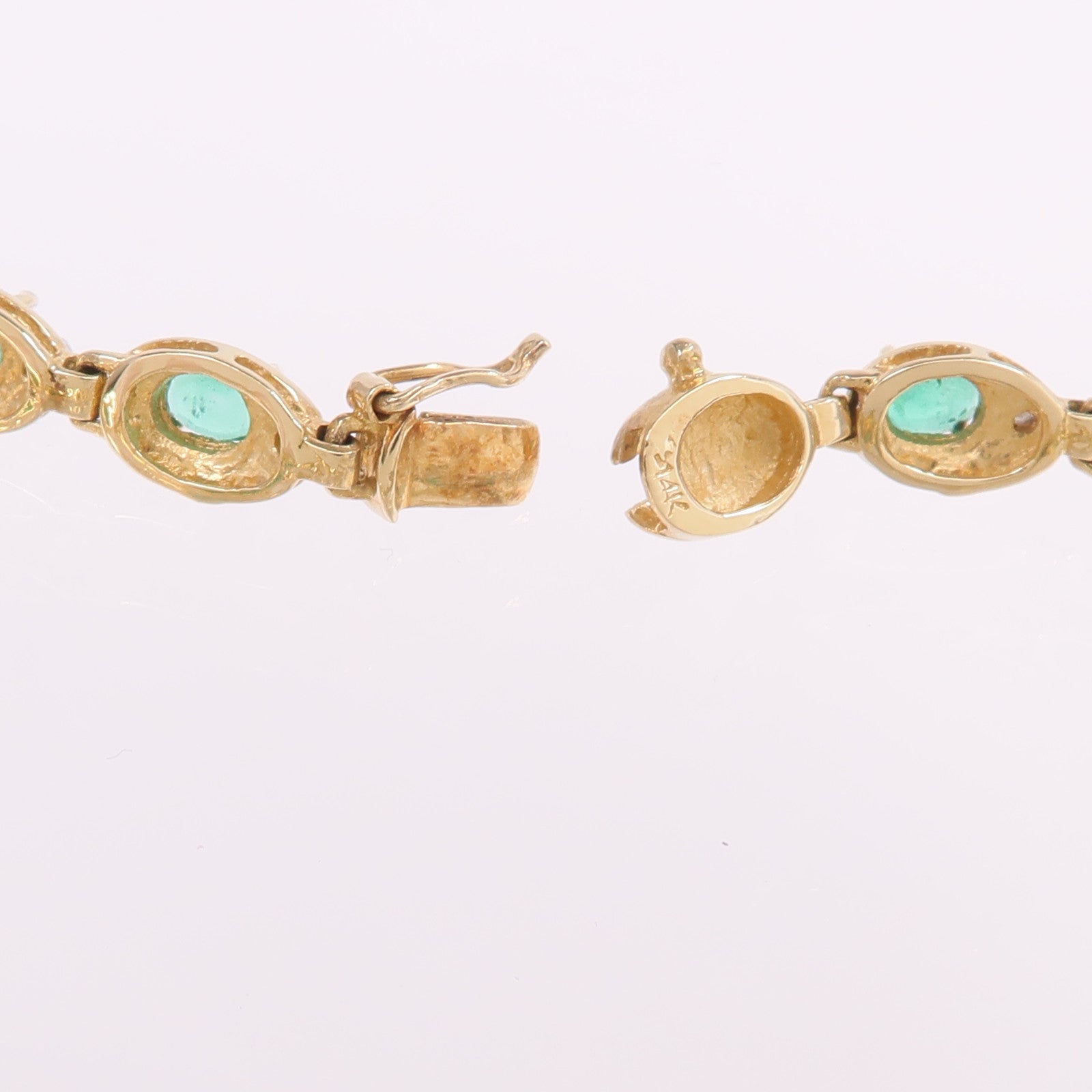 JEWELRY 18K黃金/白金Emerald Bracelet綠寶石手鏈