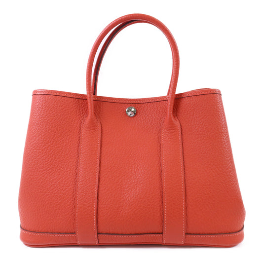HERMES Negonda皮革Garden Party TPM銀扣手挽袋