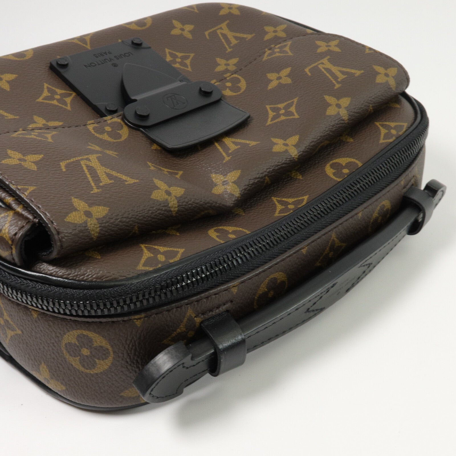 LOUIS VUITTON Monogram S Lock Messenger手挽肩背兩用袋