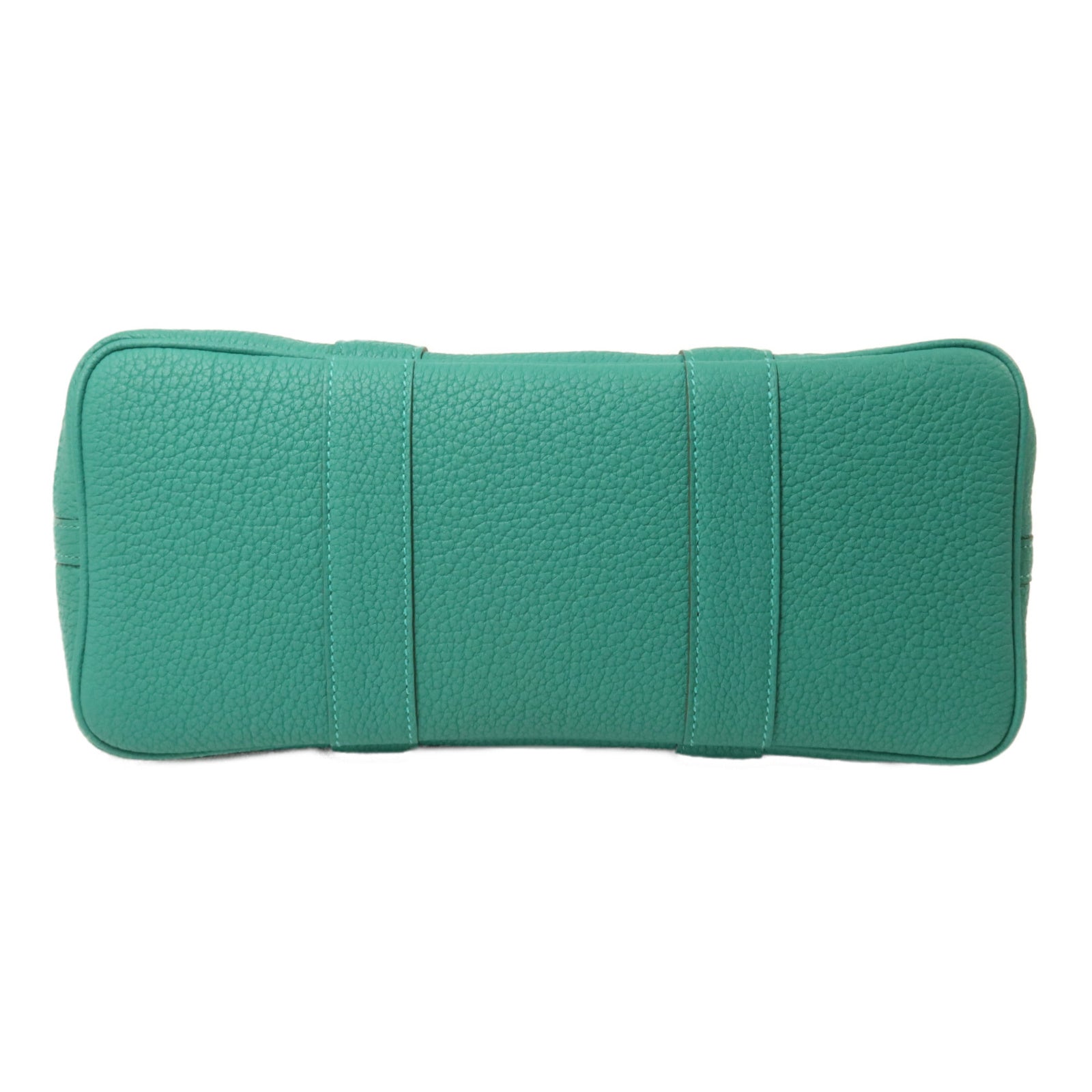 HERMES 帆布Garden Party TPM手挽袋Vert Jade