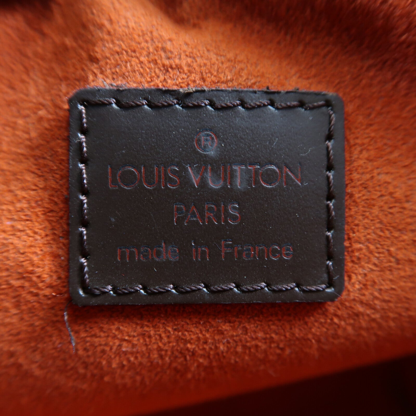 LOUIS VUITTON Damier Pochette Ipanema金扣肩背袋