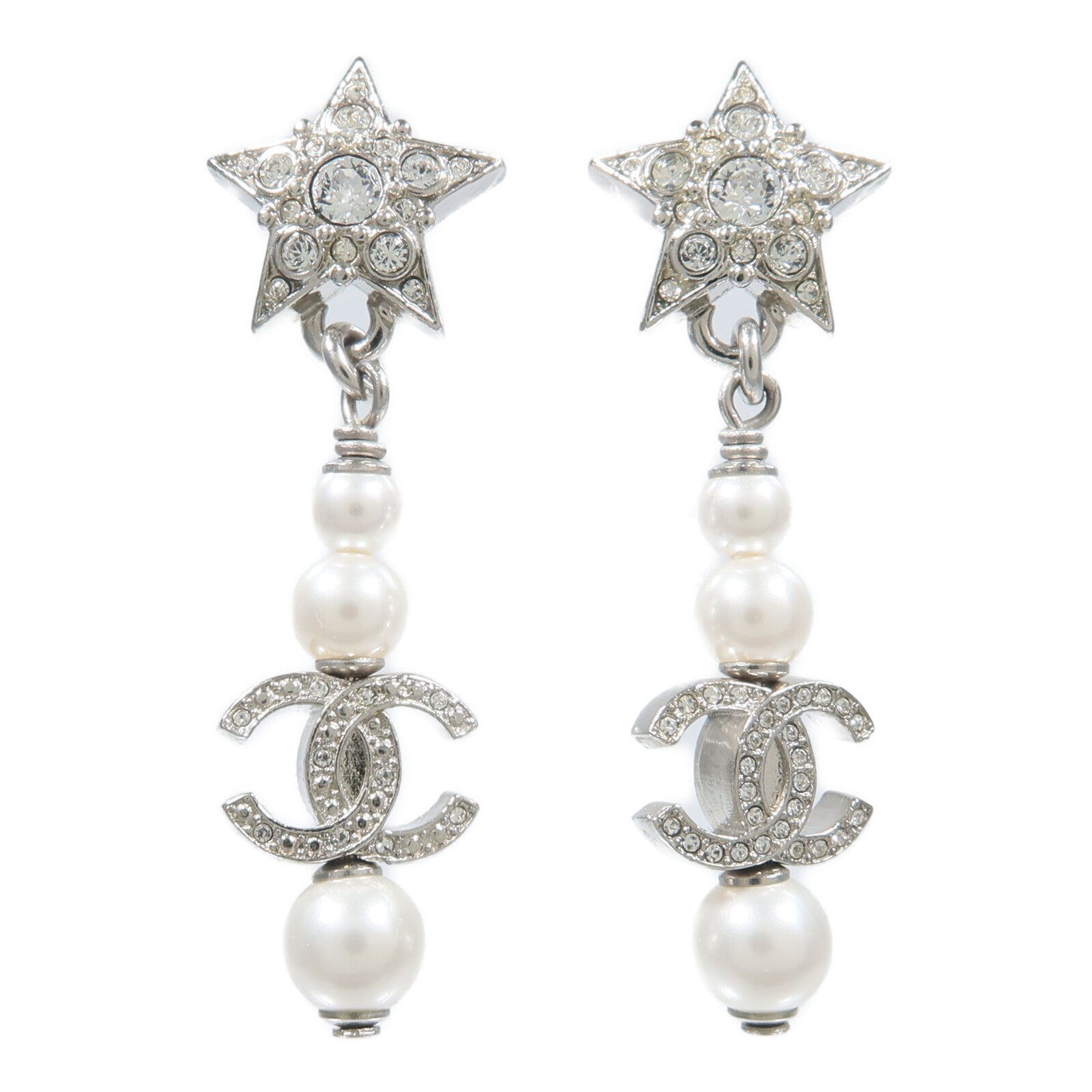 CHANEL PVC/金屬Earrings耳環