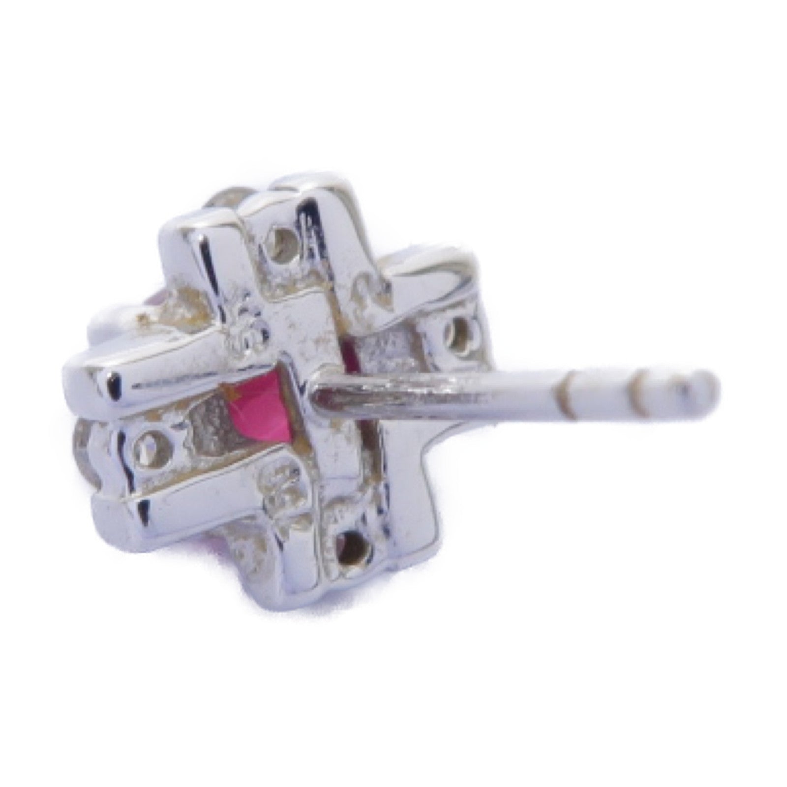 JEWELRY 【激減優惠】18K白金Ruby Earrings 0.93ct紅寶石耳環