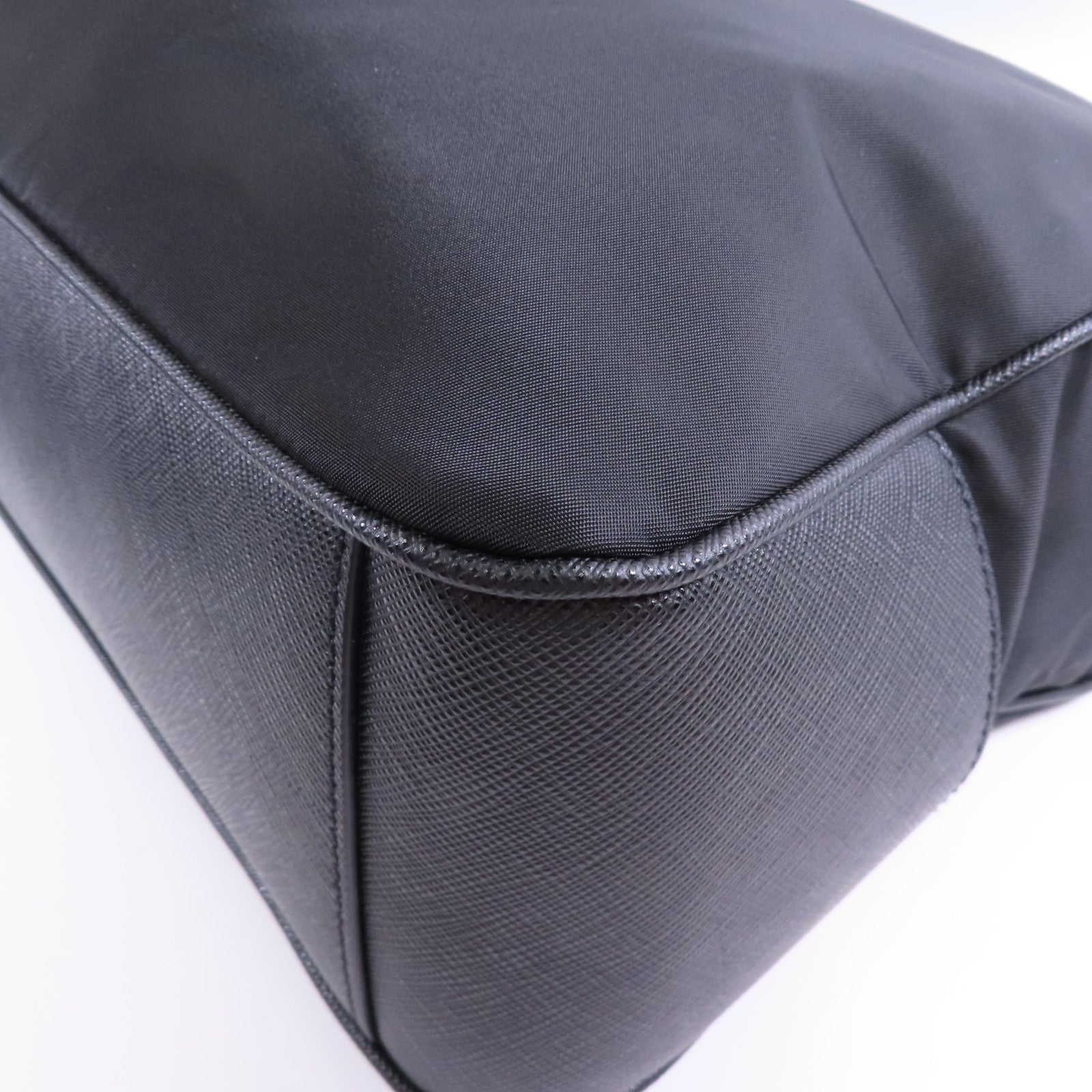 PRADA 尼龍Shoulder Bag銀扣手挽肩背兩用袋