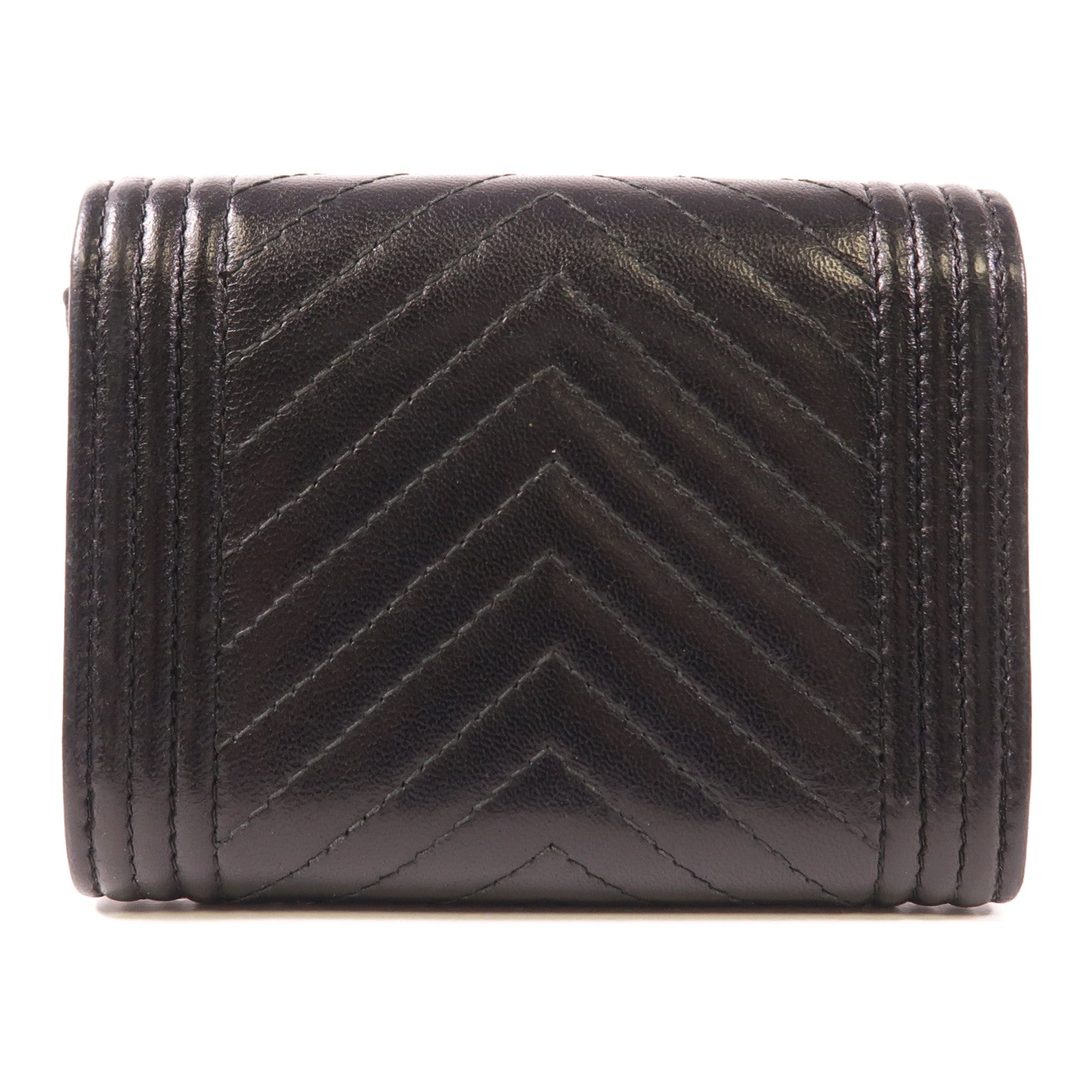 CHANEL 牛皮皮革Card Holder金扣卡片套