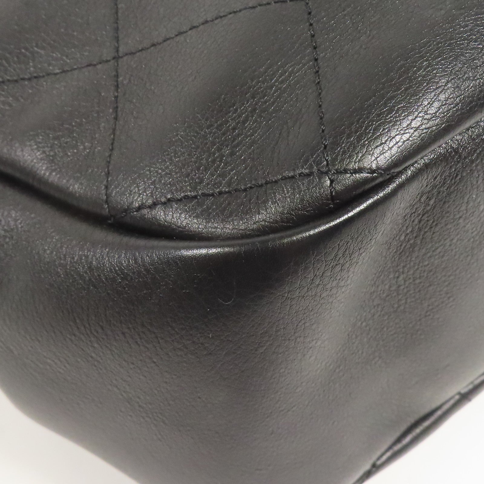 CHANEL 牛皮皮革Shoulder Bag金扣鏈帶肩背袋